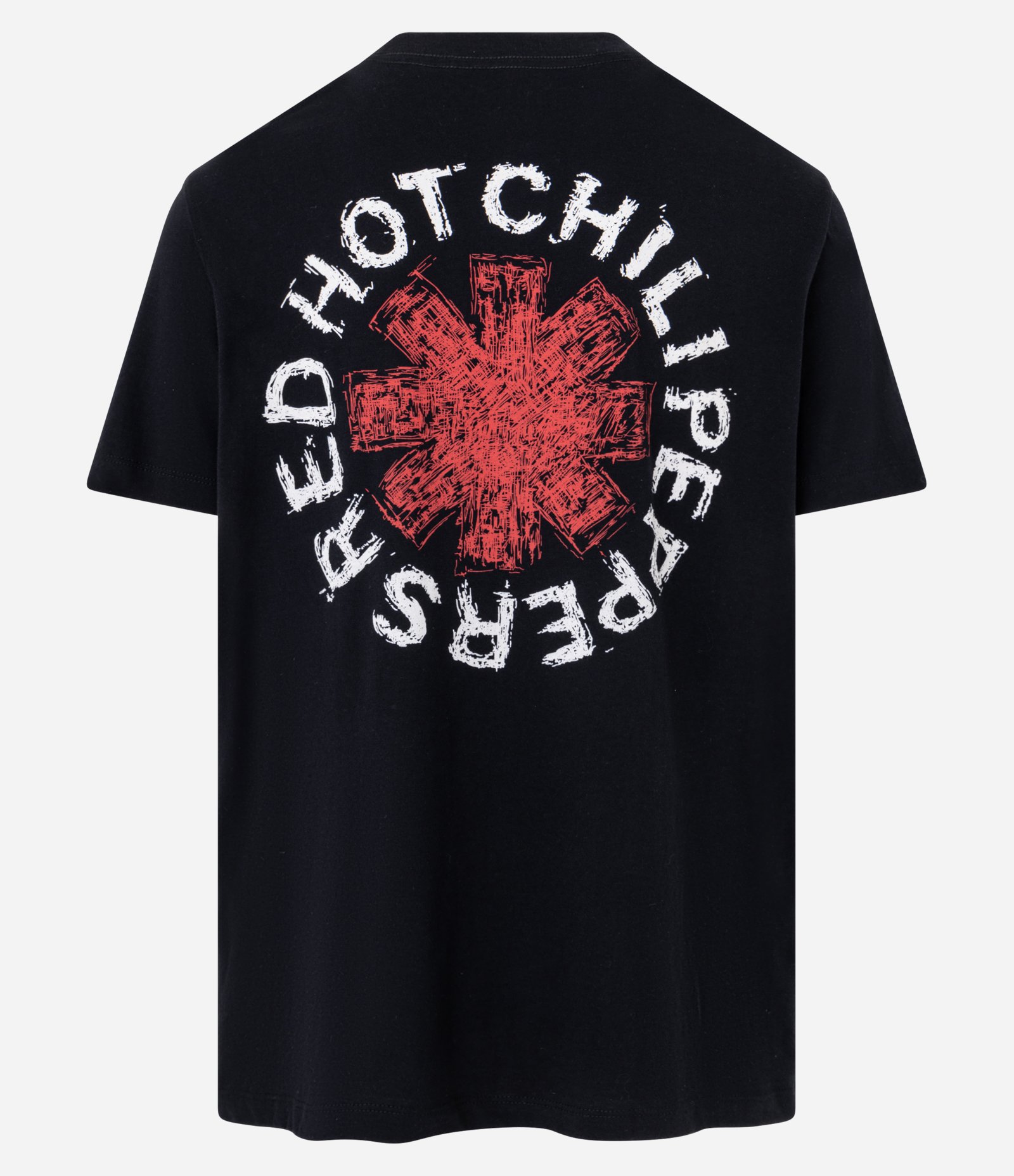 Camiseta Comfort em Algodão com Estampa Red Hot Chili Peppers Preto 2