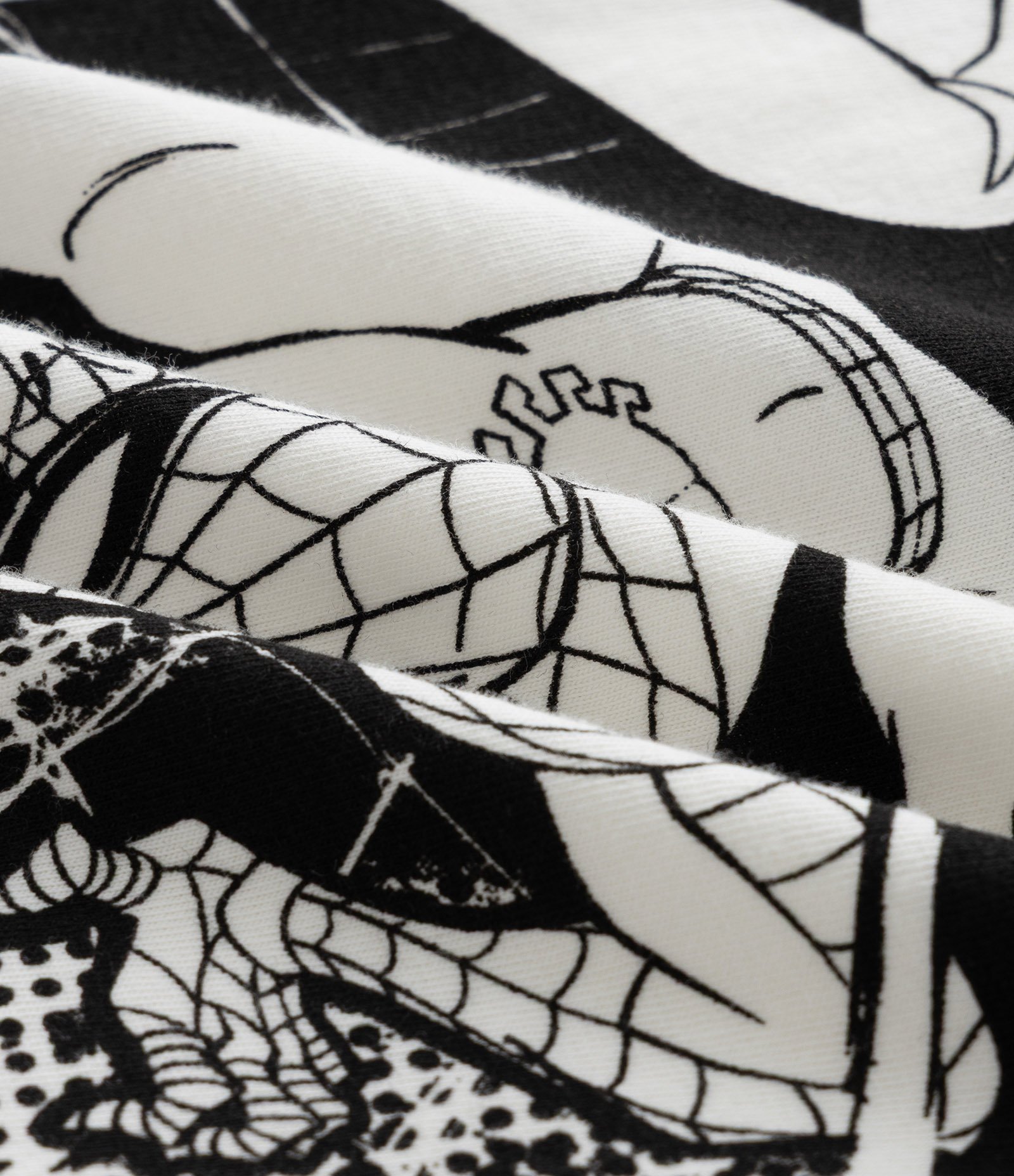 Camiseta Regular em Algodão com Estampa do Venom Branco 5