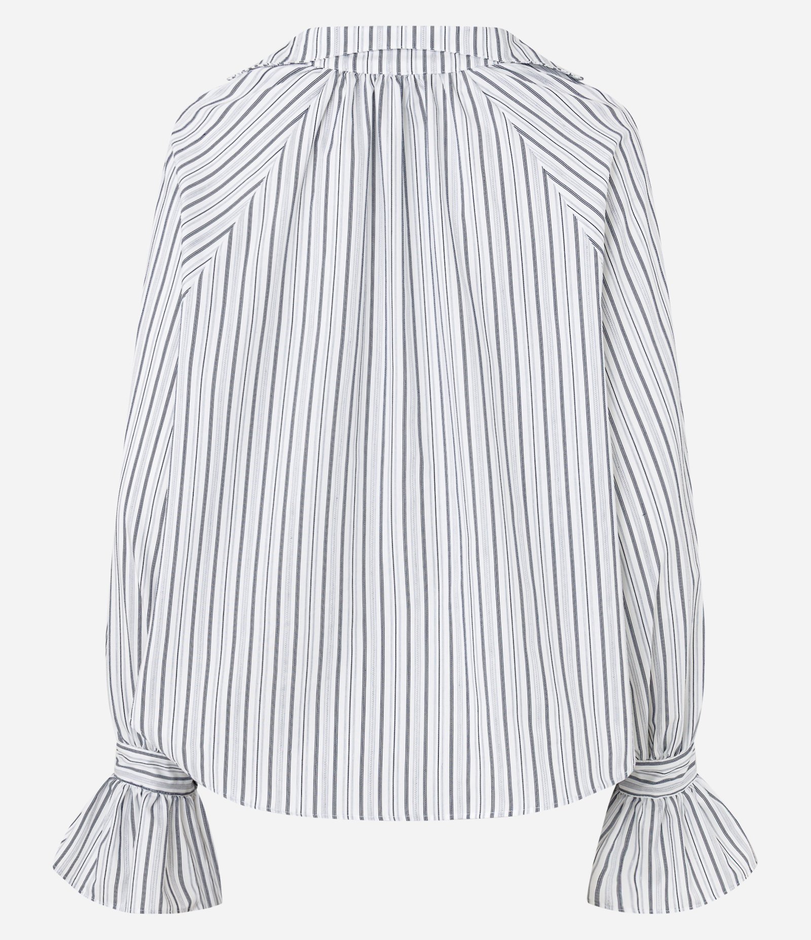 Camisa Alfaiatada Listrada em Algodão com Punho Diferenciado Multicores 6