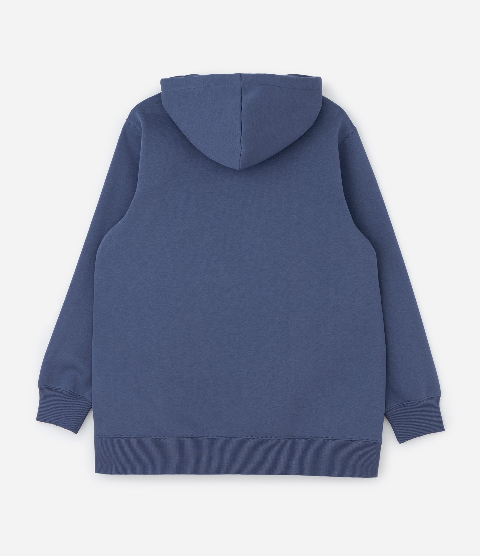 Casaco Fechado Esportivo em Moletom com Felpa e Capuz Curve & Plus Size Azul 6