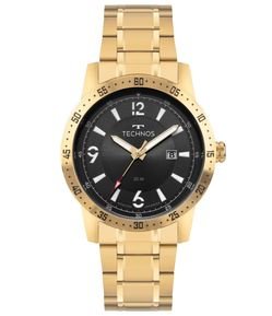 Relógio Analógico Masculino com Caixa em Aço e Pulseira em Aço Technos