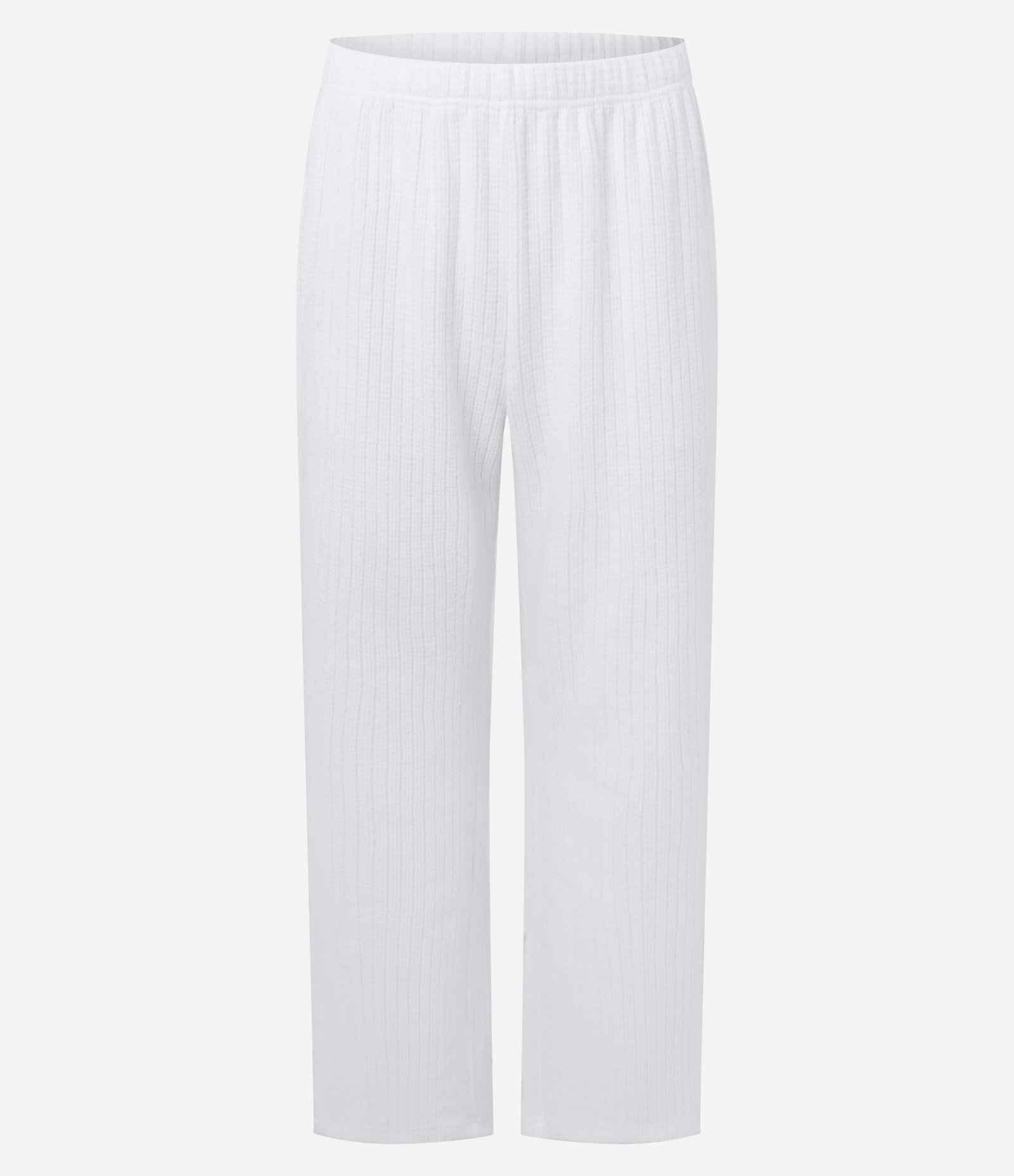 Pijama em Tricô com Zíper e Bordado no Peito Branco 3