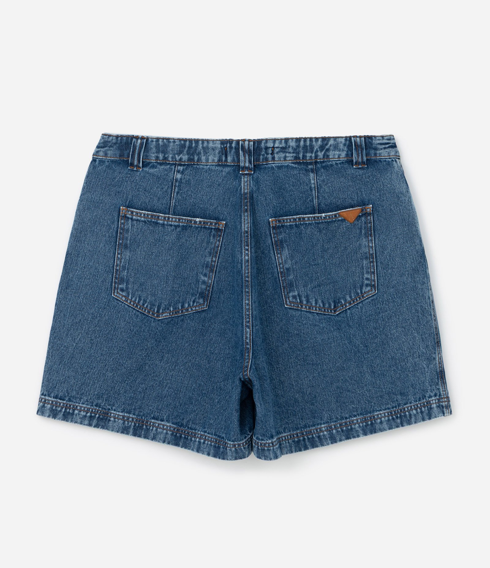 Short Jeans com Barra Larga Curve & Plus Size Azul 7