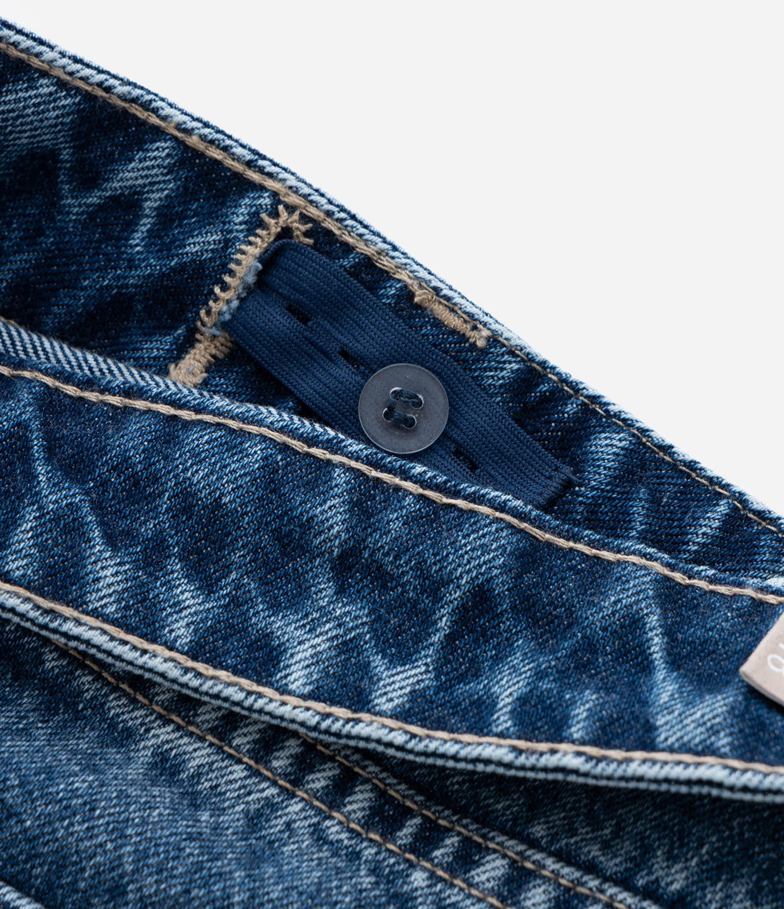 Calça Jeans Barrel com Barra Desfiada Curve & Plus Size Azul 9