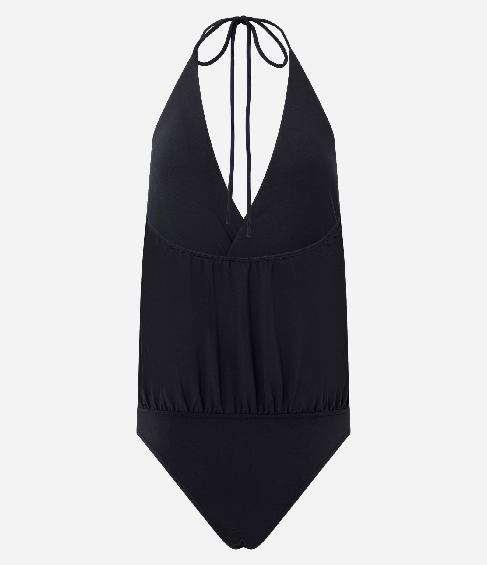 Body Frente Única Transpassado com Amarração Preto 2