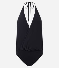 Body Frente Única Transpassado com Amarração