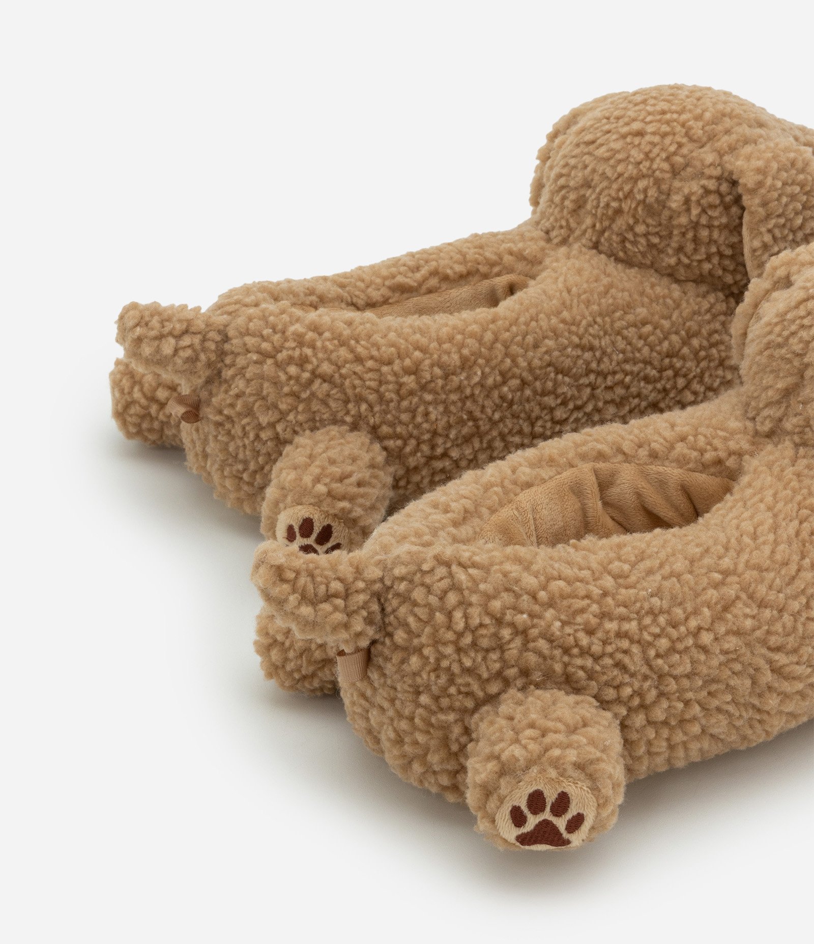 Pantufa Cachorrinho Fechada Marrom 3