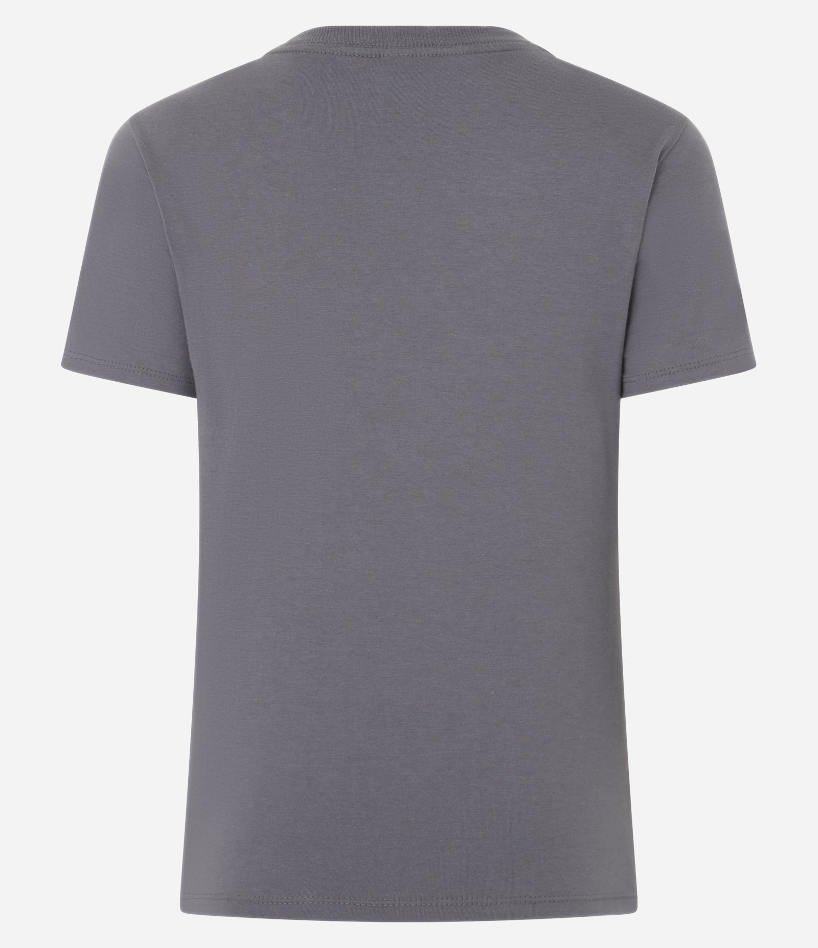 Camiseta Regular Básica em Algodão Cinza 2