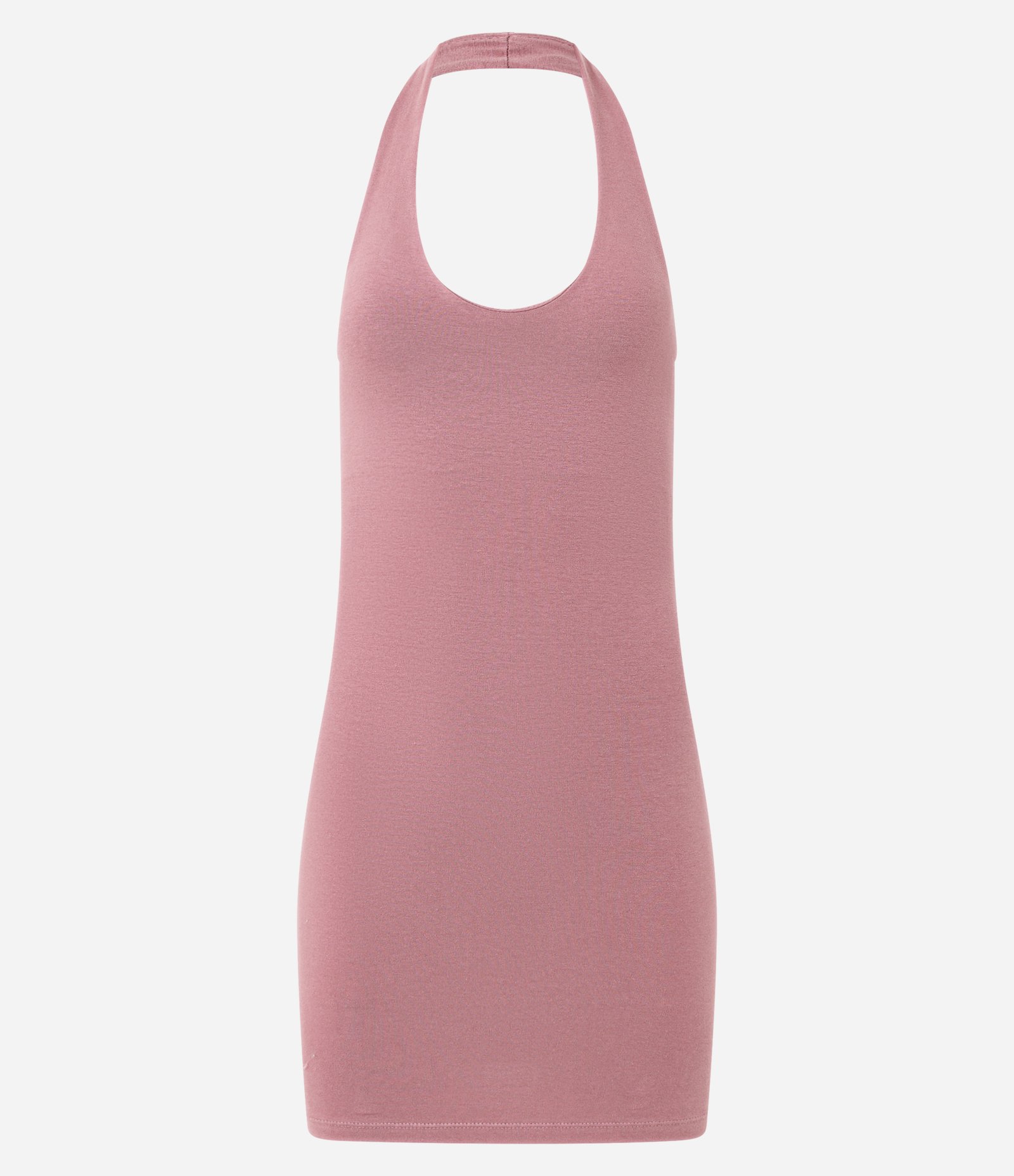 Vestido Curto em Algodão em Frente Única Rosa 1