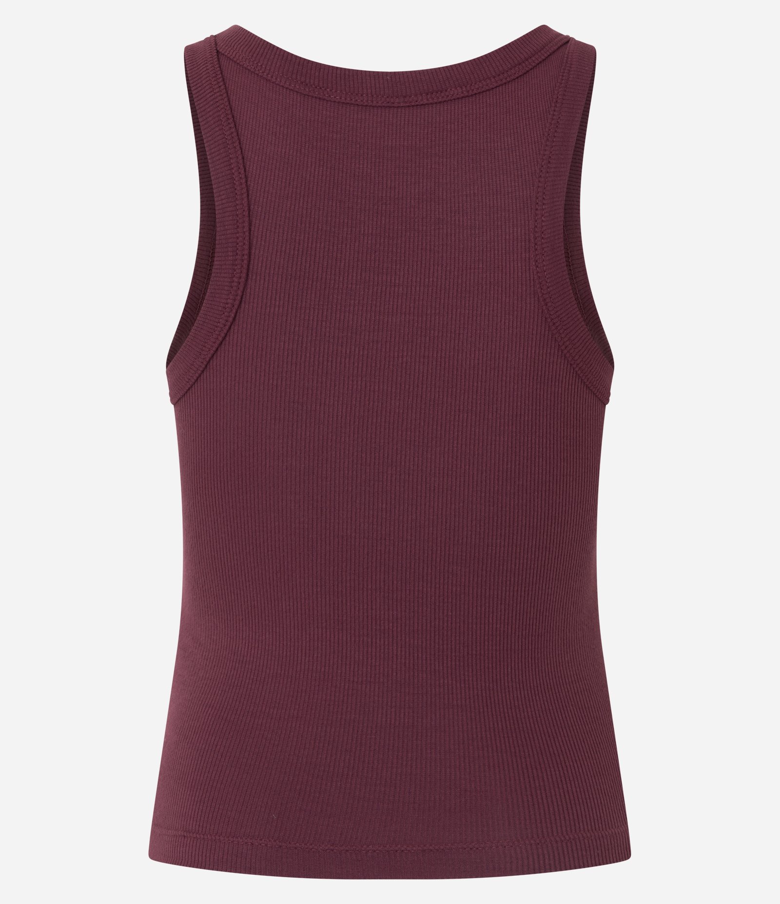 Blusa Sem Manga com Decote em V Vermelho 5