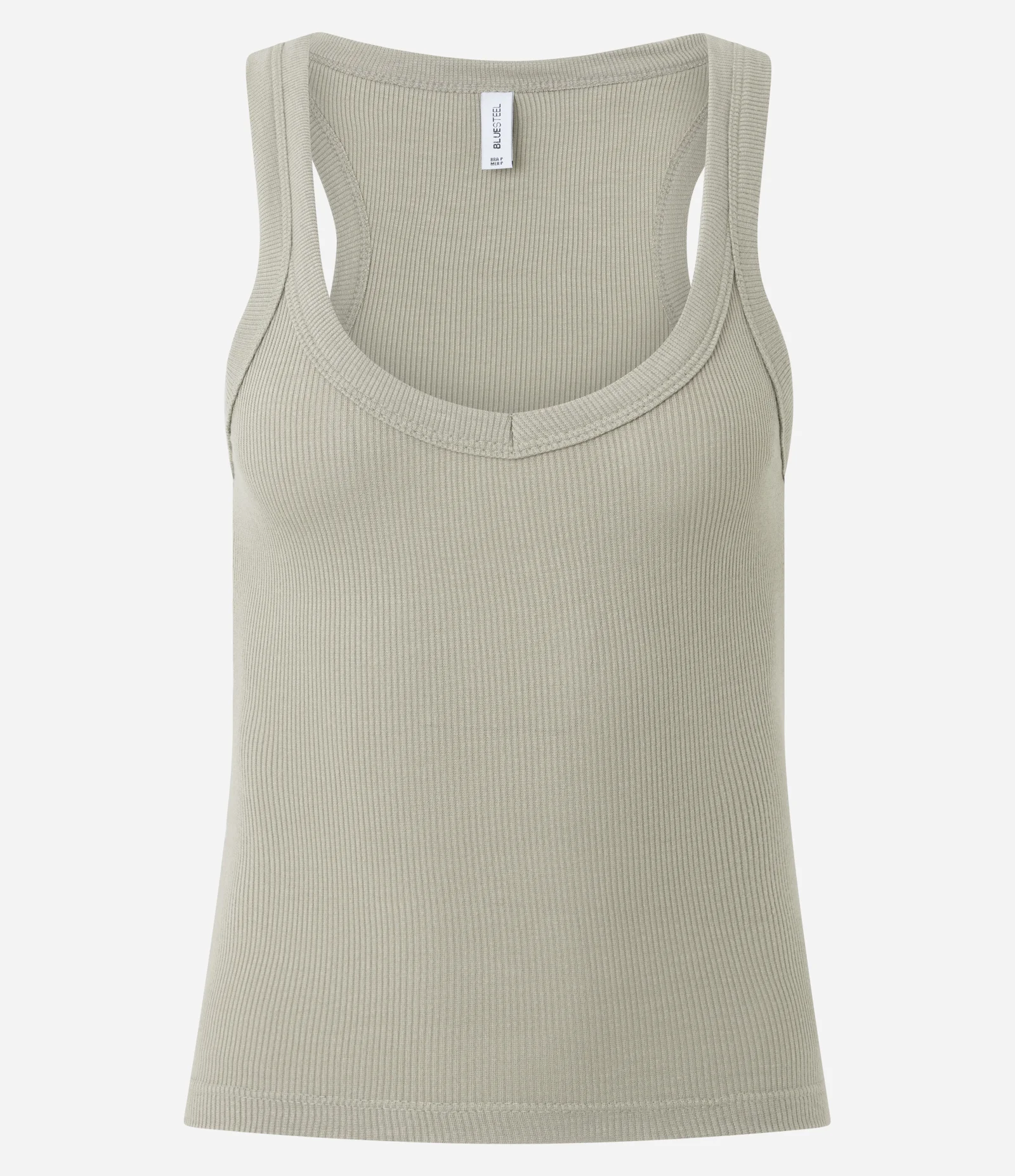 Blusa Sem Manga com Decote em V Verde 2