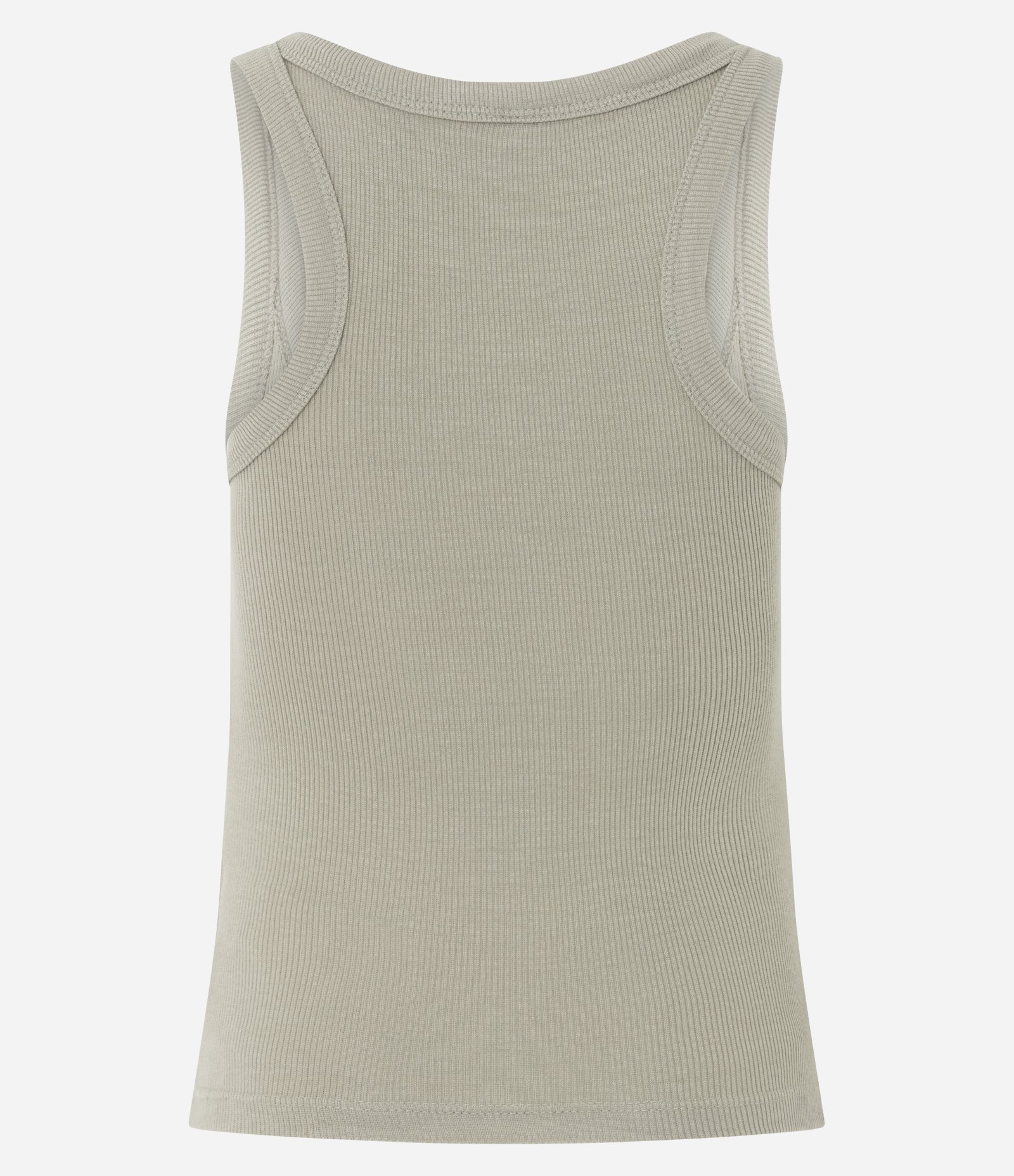 Blusa Sem Manga com Decote em V Verde 5