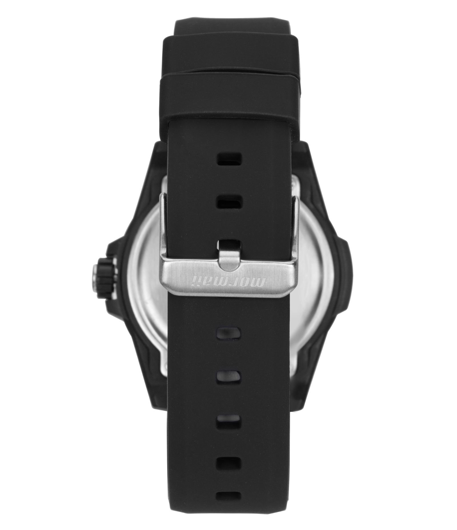 Kit Relogio Analógico Masculino com Caixa em Polímero 0 e Pulseira em Silicone Mormaii Preto 3