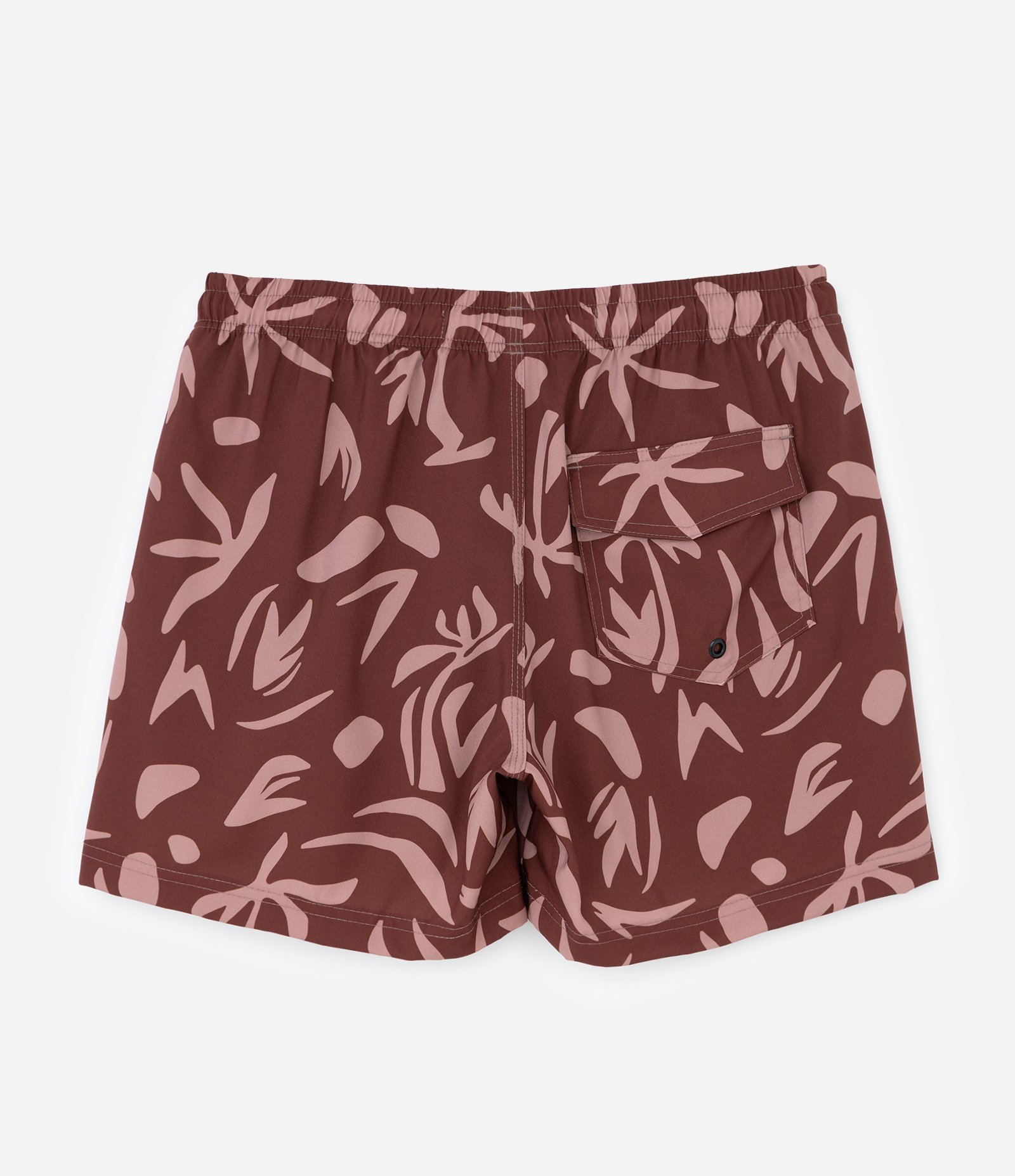 Bermuda Estampada com Forro Interno Vermelho 5