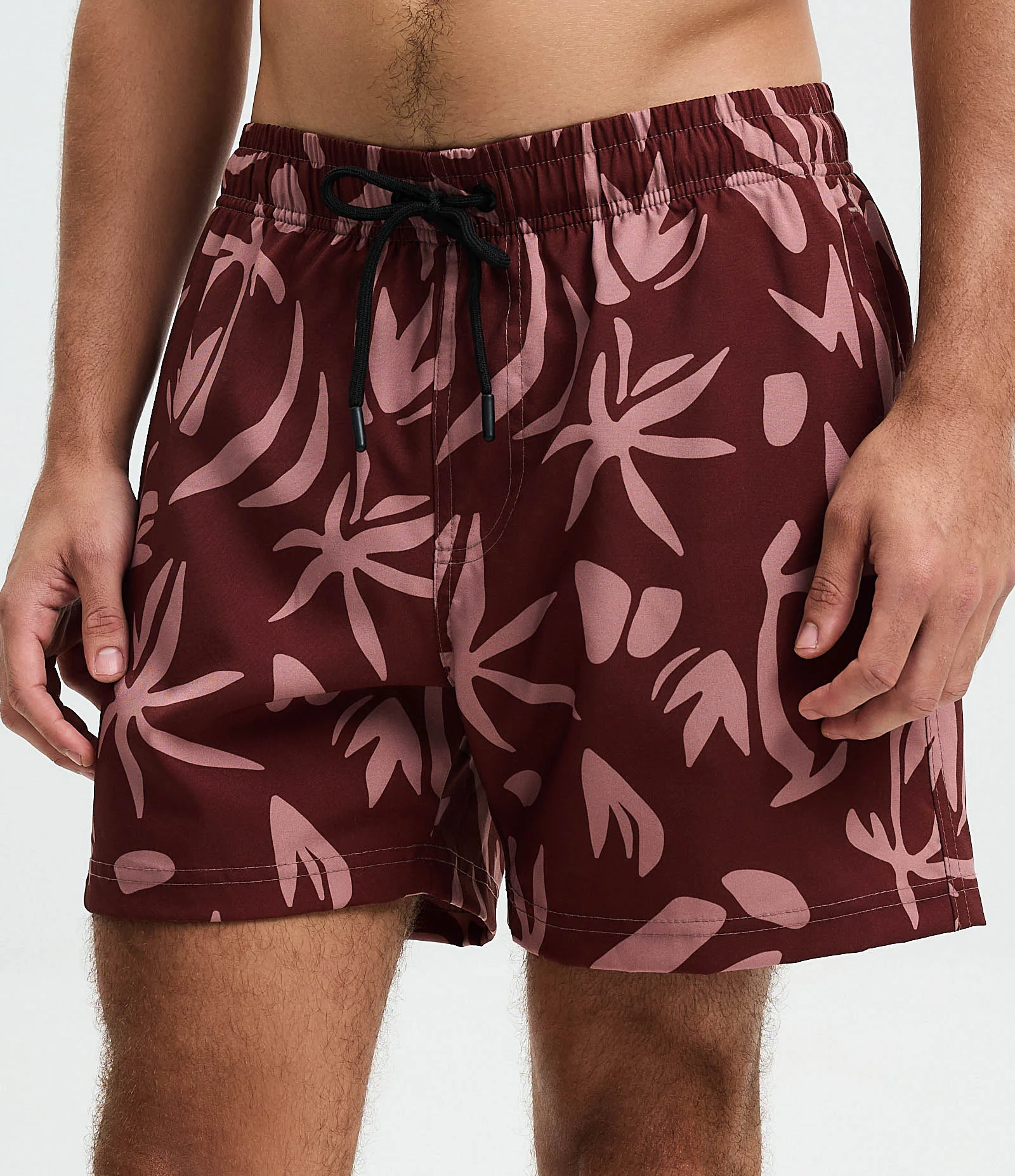 Bermuda Estampada com Forro Interno Vermelho 2