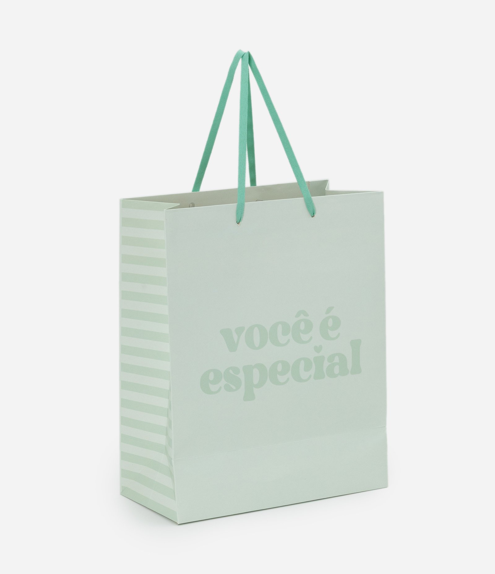 Embalagem de Presente Média com Estampa Você é Especial Verde Claro 1