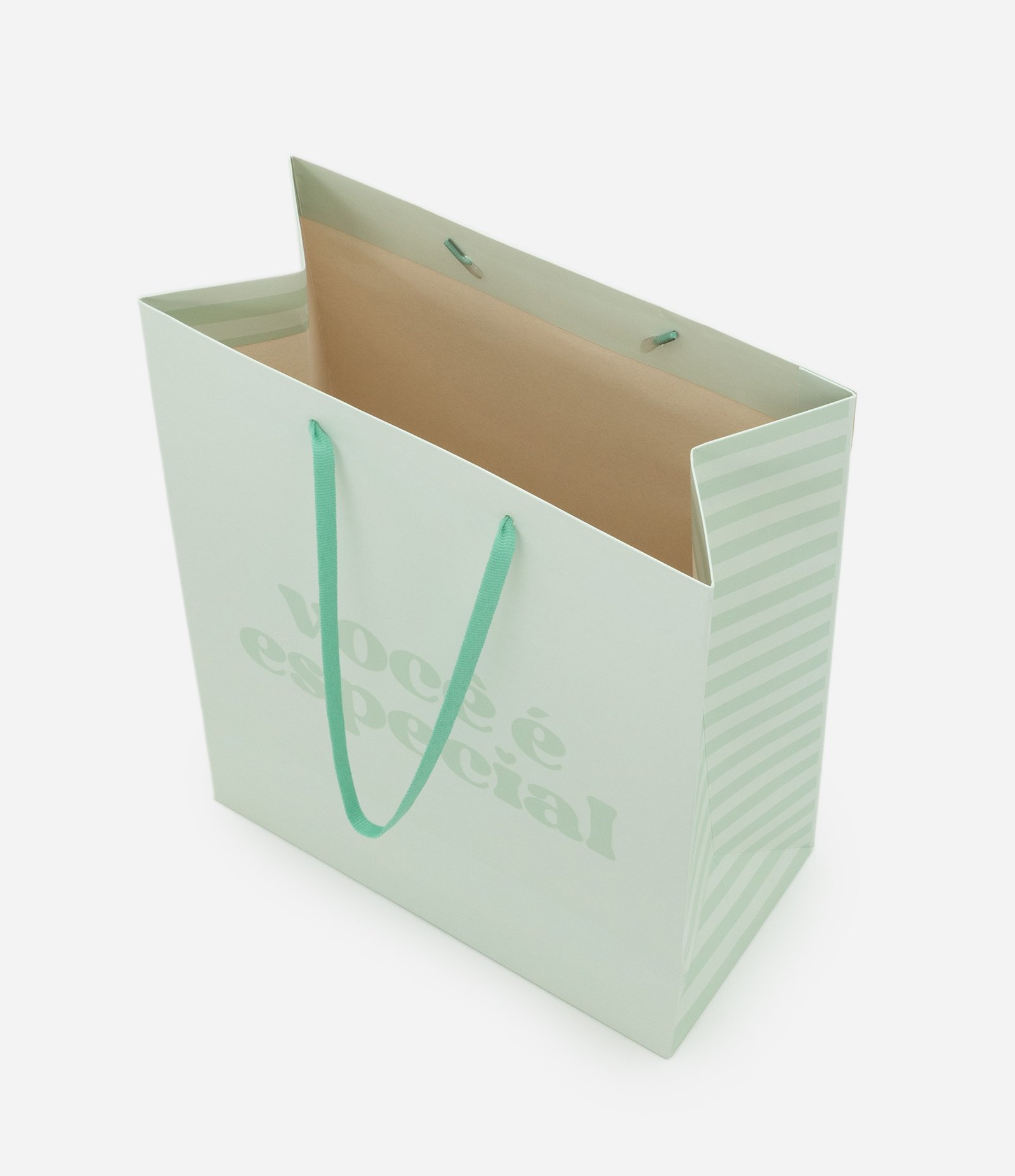 Embalagem de Presente Média com Estampa Você é Especial Verde Claro 3