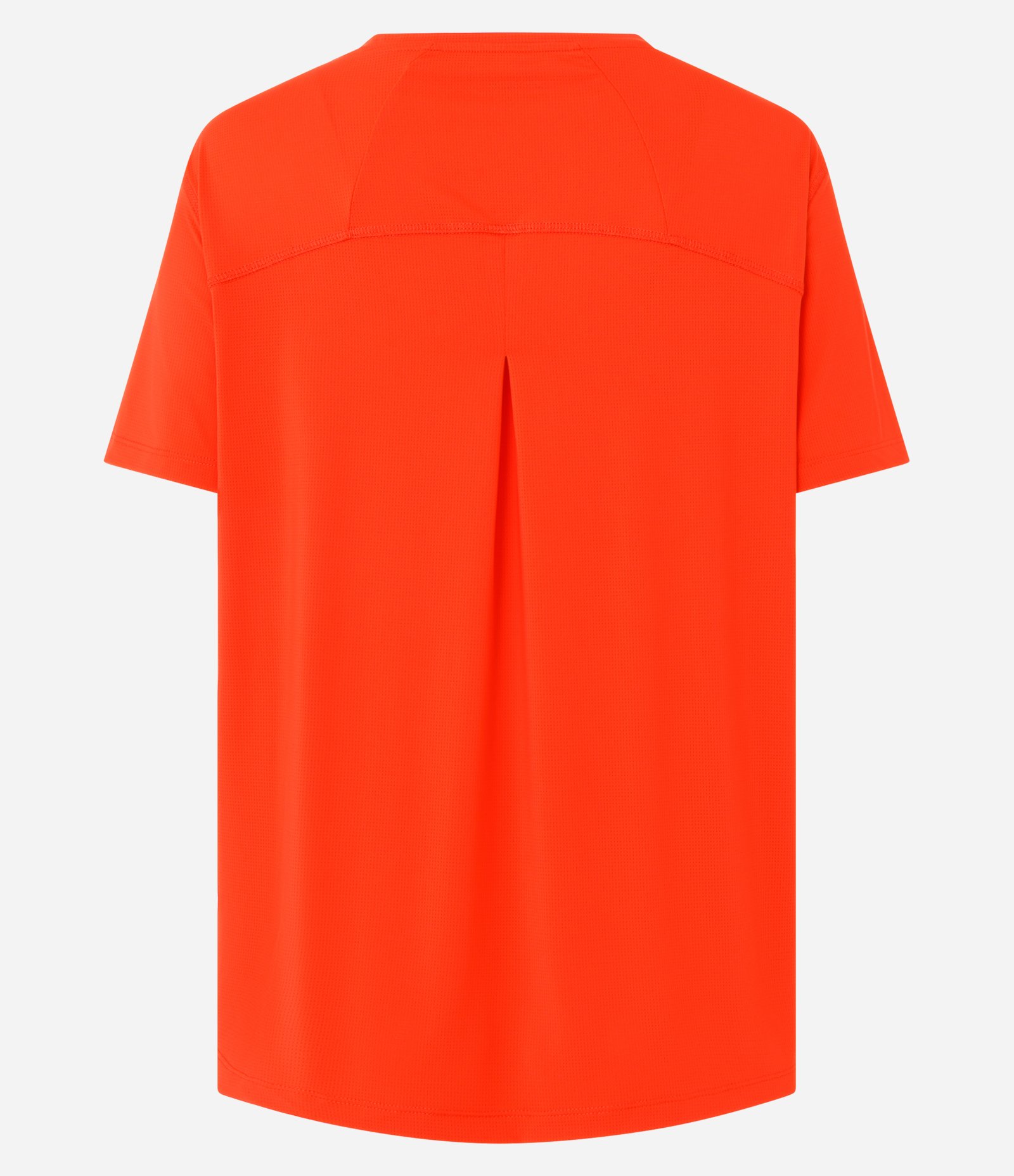 Camiseta Esportiva Manga Curta em Poliamida Laranja 3