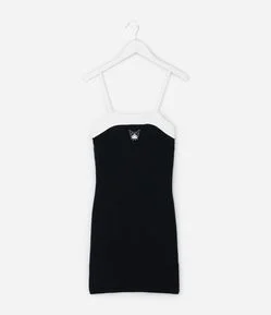 Vestido Infantil Tubinho em Ribana com Estampa Kuromi – Tam 7 a 16 Anos