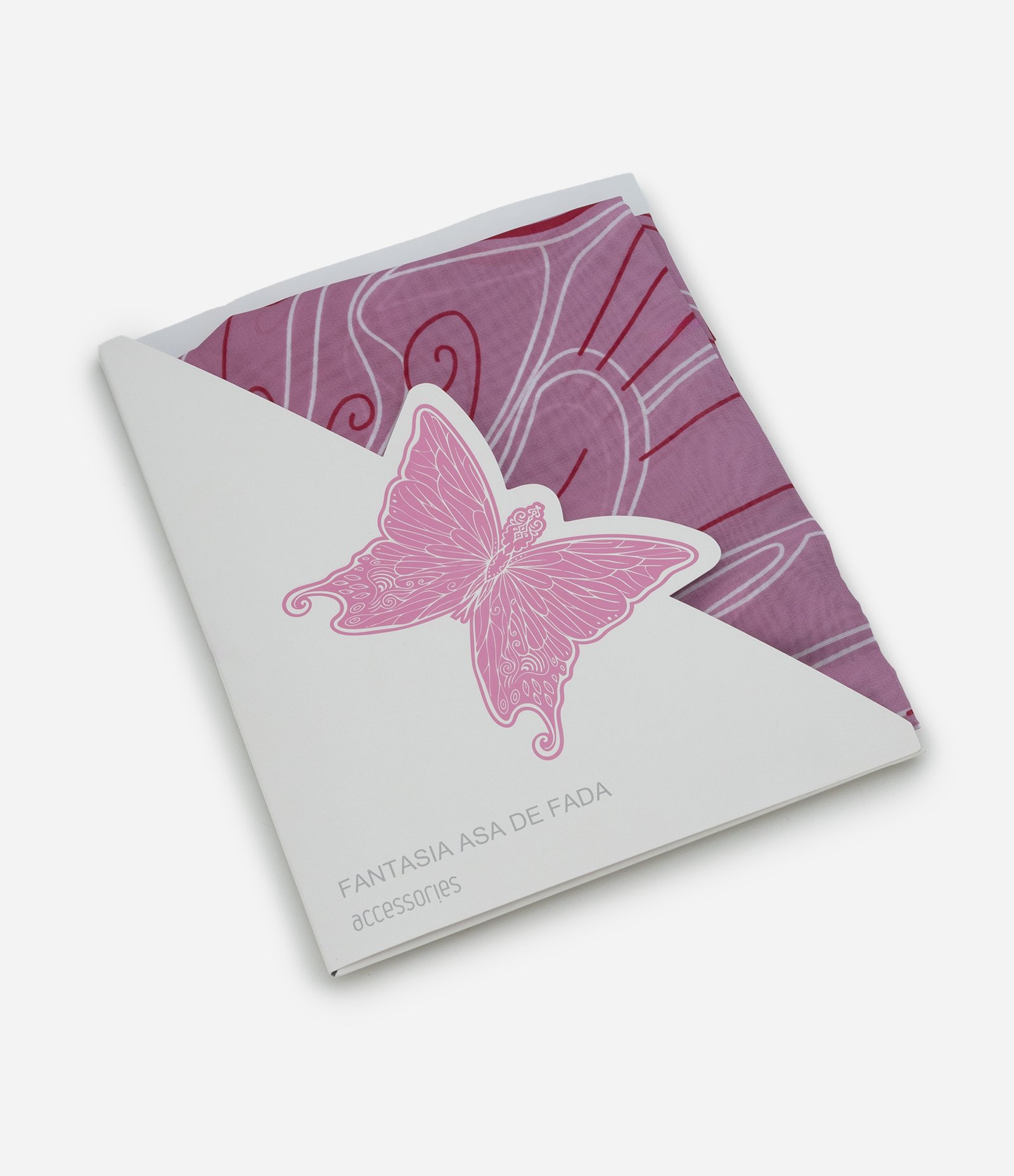 Acessório Infantil Asa de Borboleta Estampado - Tam Único Rosa 5