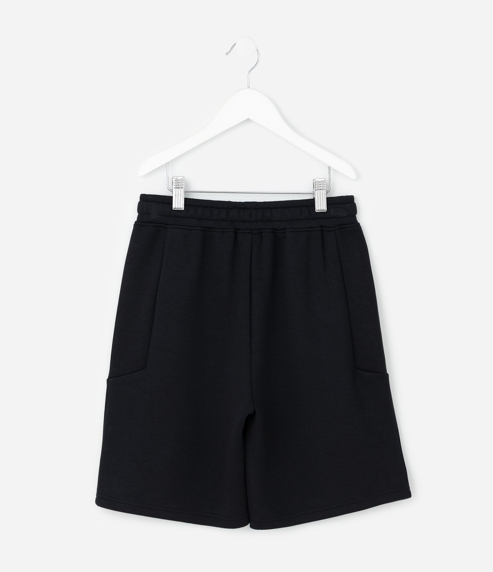 Bermuda Infantil com Lettering e Zíper no Bolso– Tam 5 a 14 Anos Preto 2