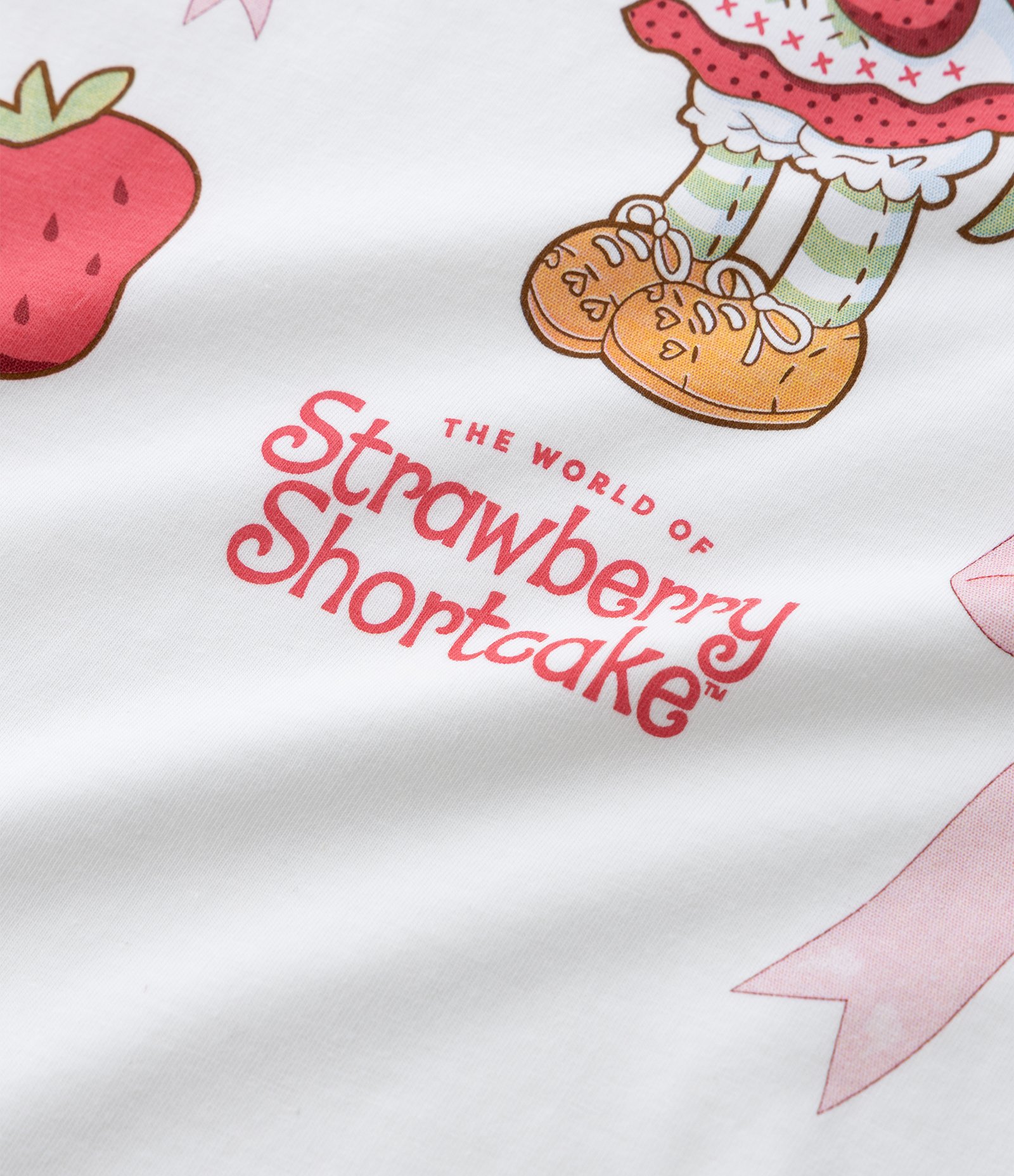 Camiseta Infantil com Estampa Moranguinho Ícones – Tam 7 a 15/16 Anos Branco 4