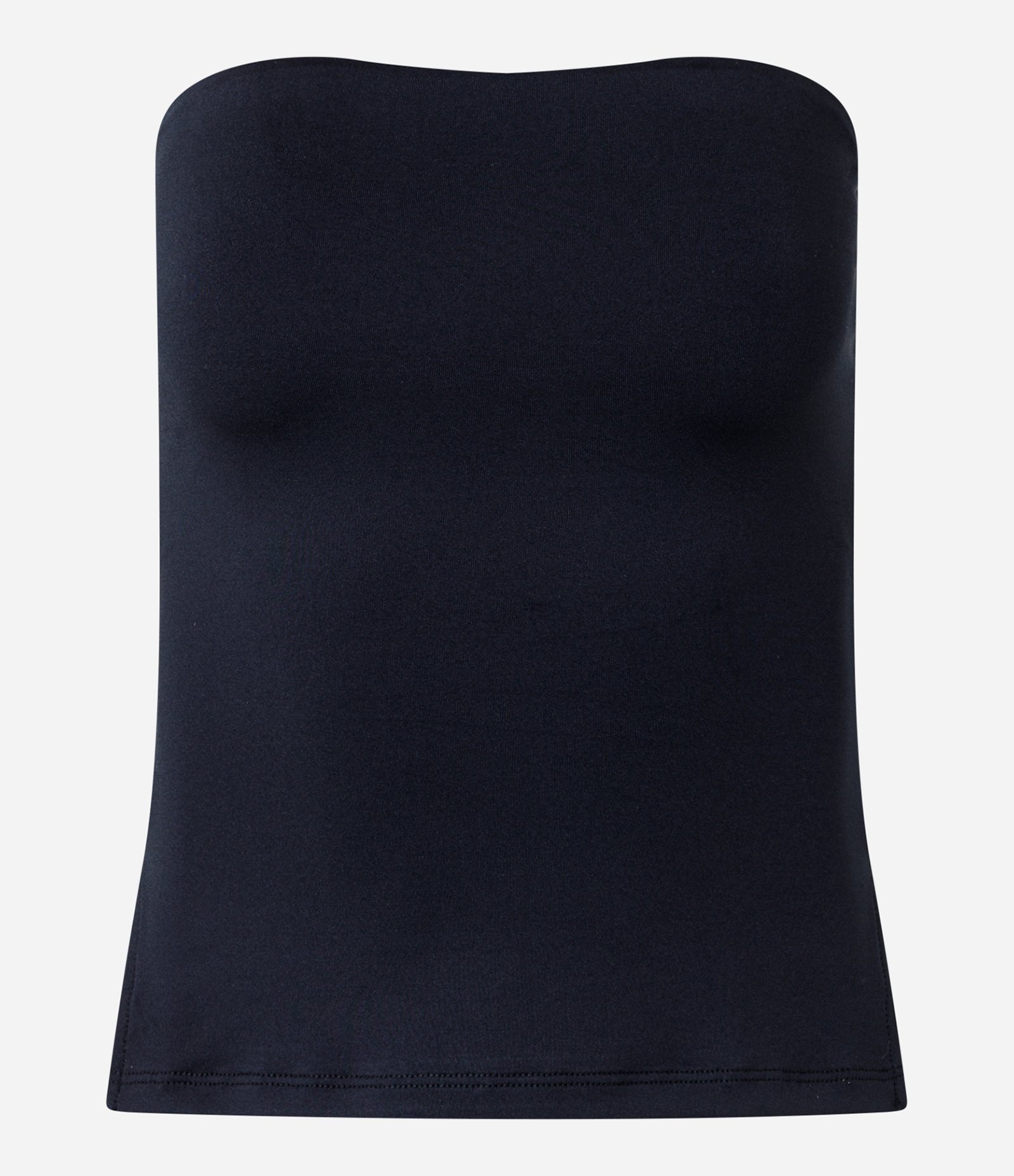 Blusa em Microfibra Tomara que Caia com Fenda Lateral Preto 4