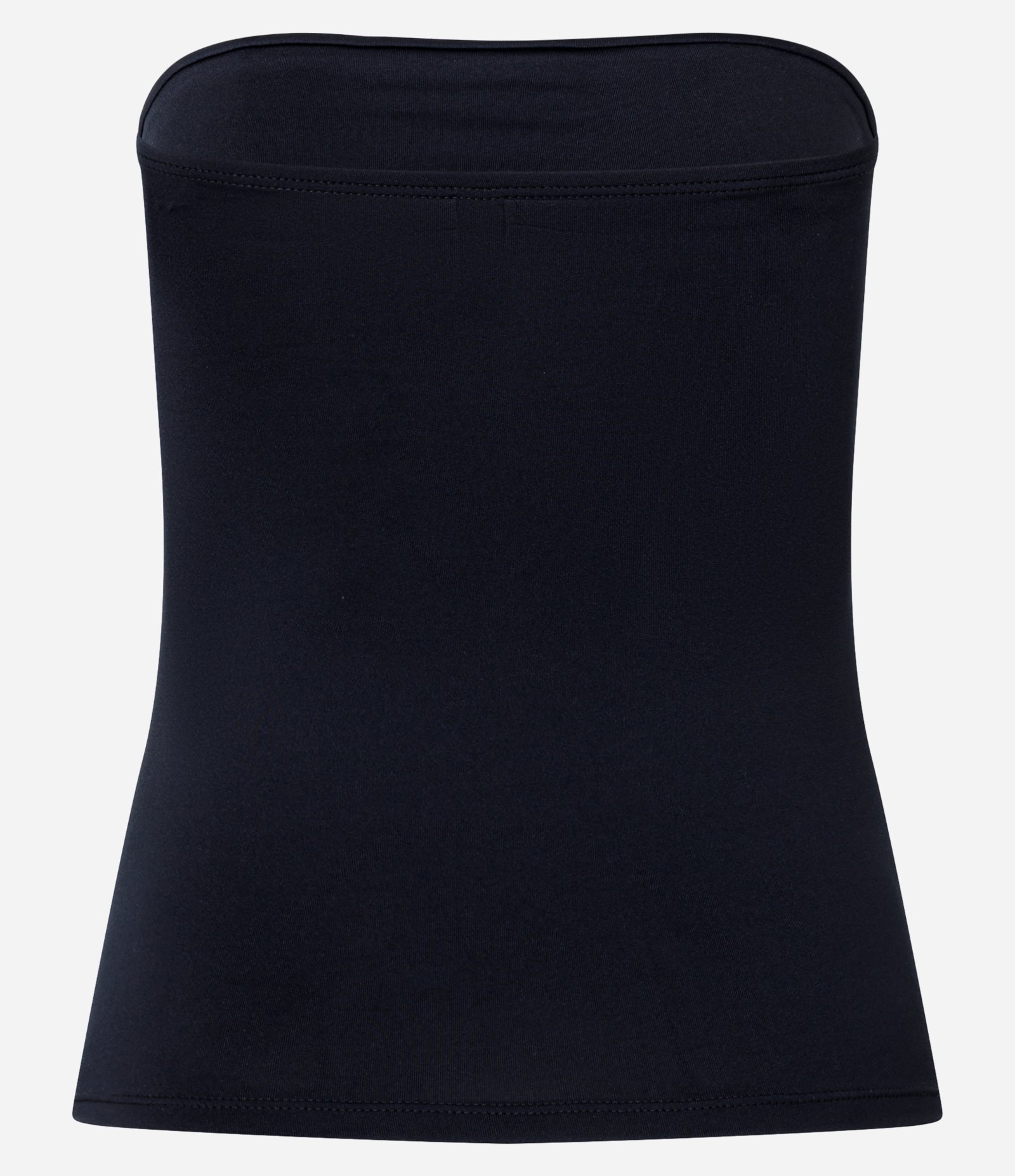 Blusa em Microfibra Tomara que Caia com Fenda Lateral Preto 6