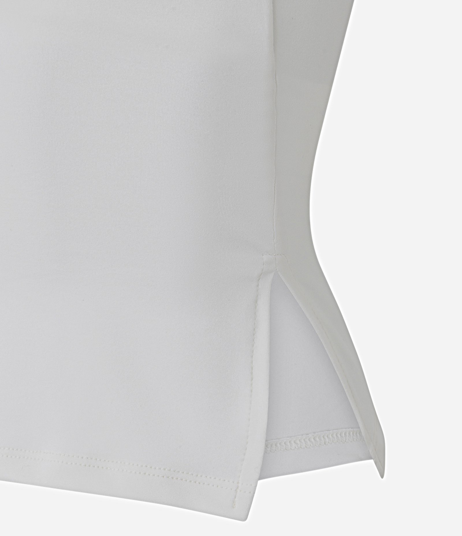 Blusa em Microfibra Tomara que Caia com Fenda Lateral Branco 8