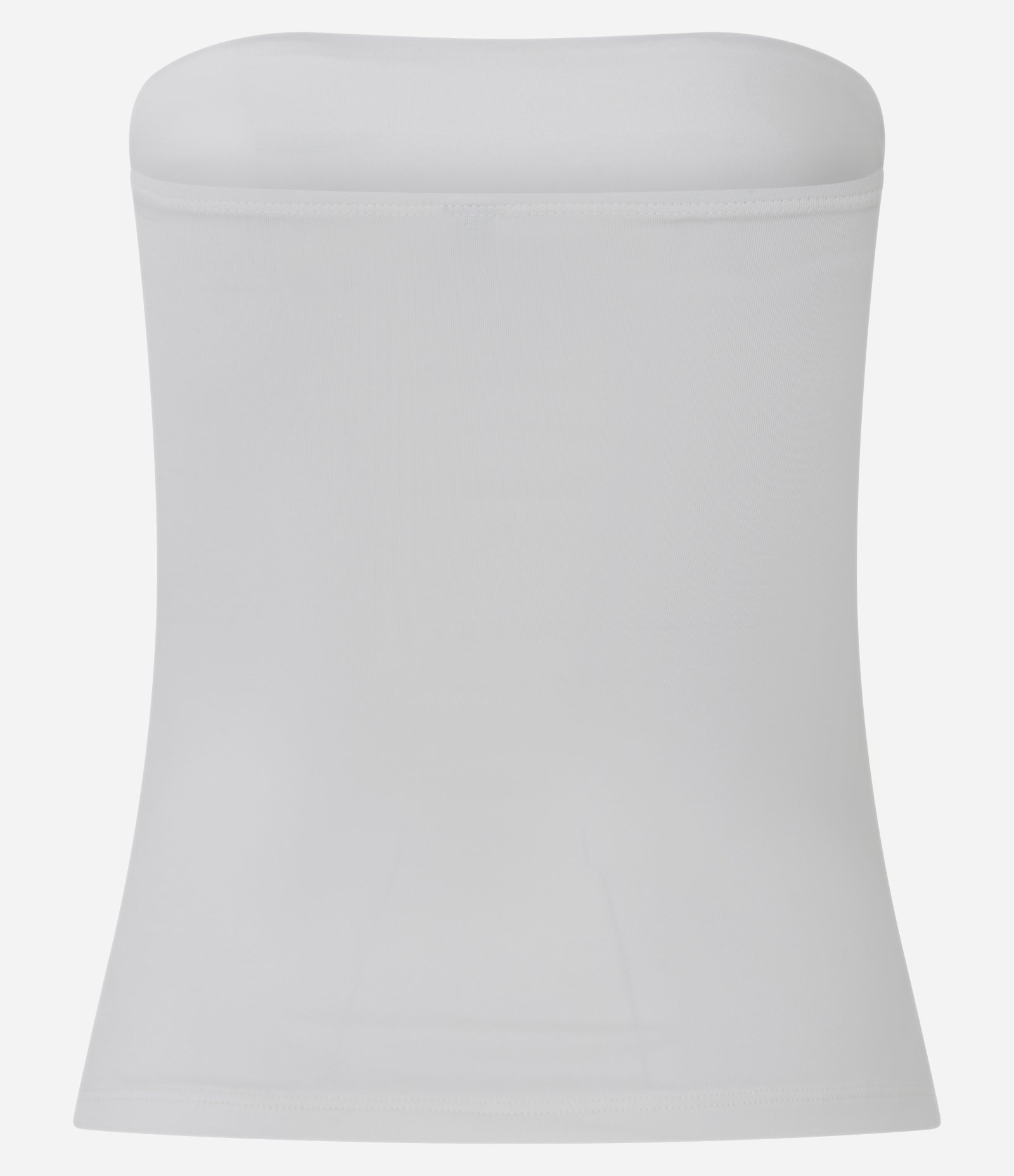 Blusa em Microfibra Tomara que Caia com Fenda Lateral Branco 9