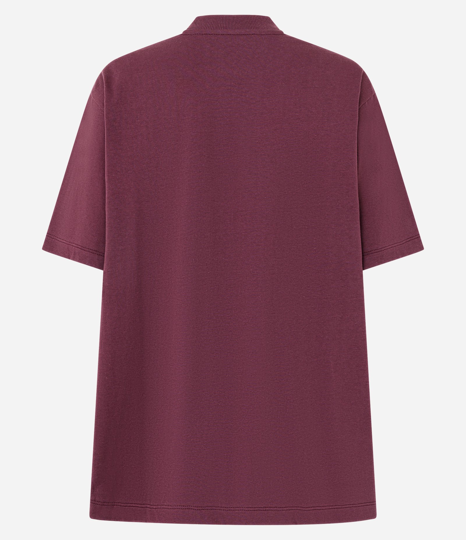Camiseta Oversized em Algodão com Manga Curta Roxo 5