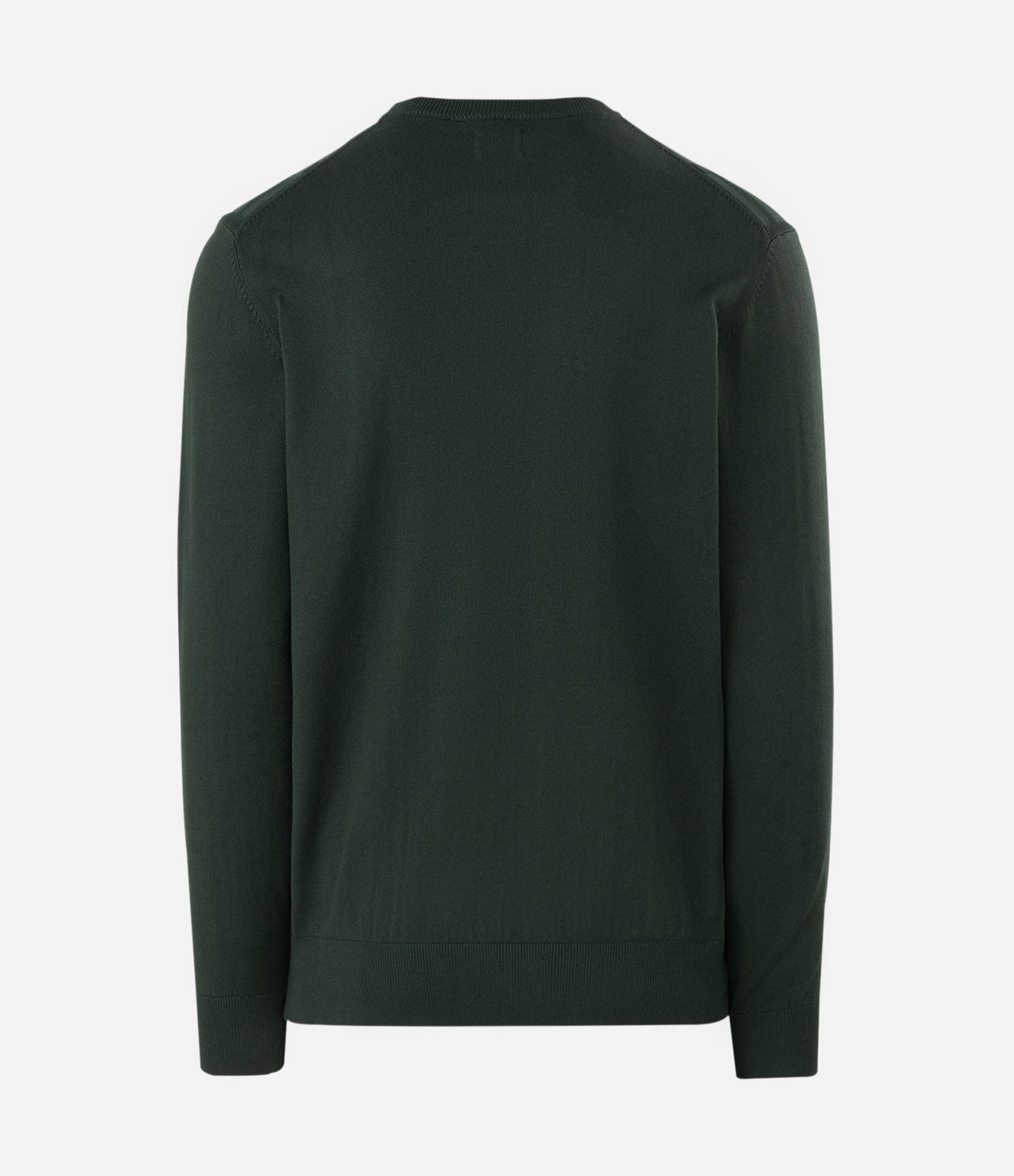 Suéter em Tricô com Textura Quadriculada Verde escuro 2