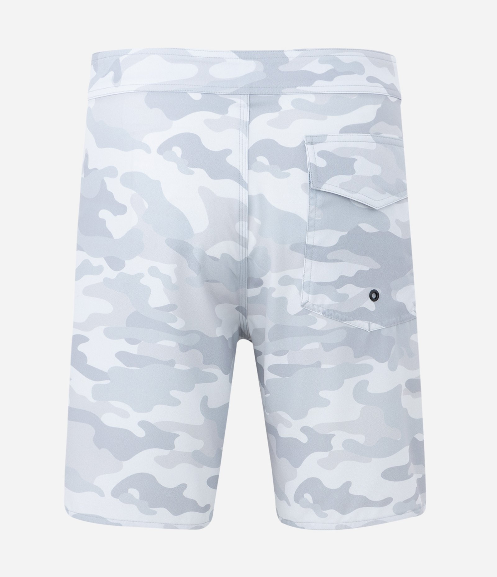 Bermuda em Microfibra com Estampa Camuflada Cinza 5