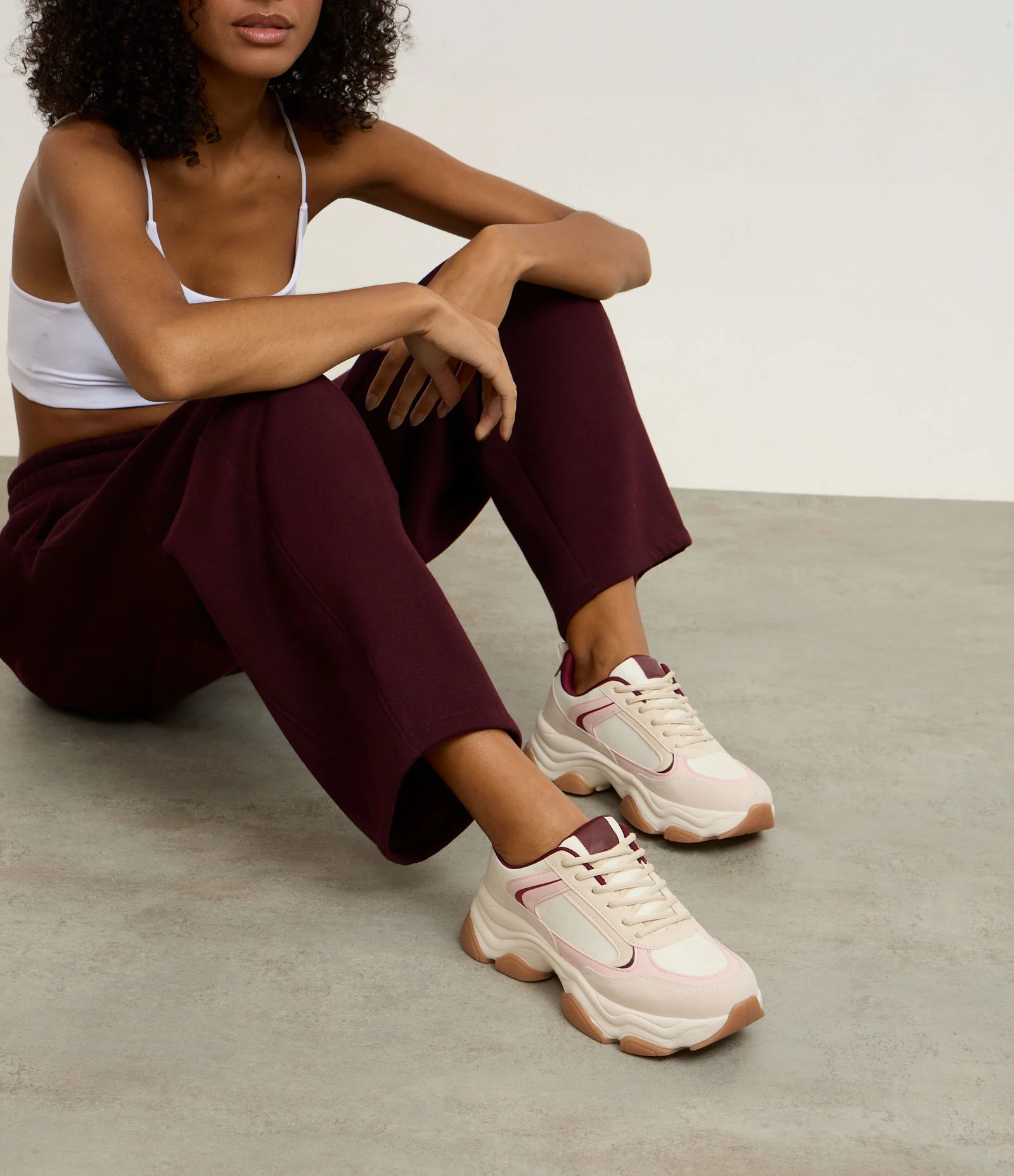 Tênis Chunky em PU Texturizado com Cadarço Multicores 6