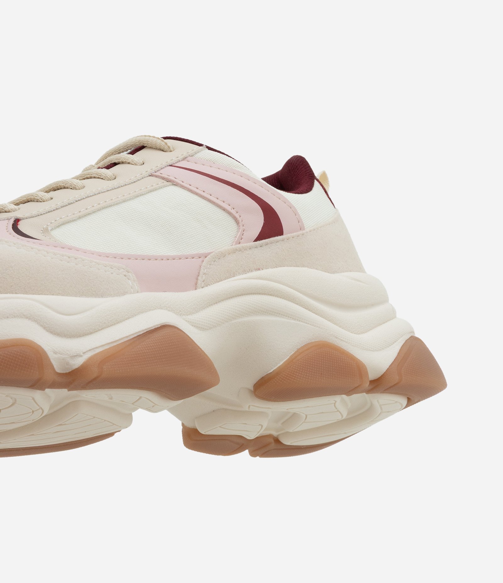 Tênis Chunky em PU Texturizado com Cadarço Multicores 3