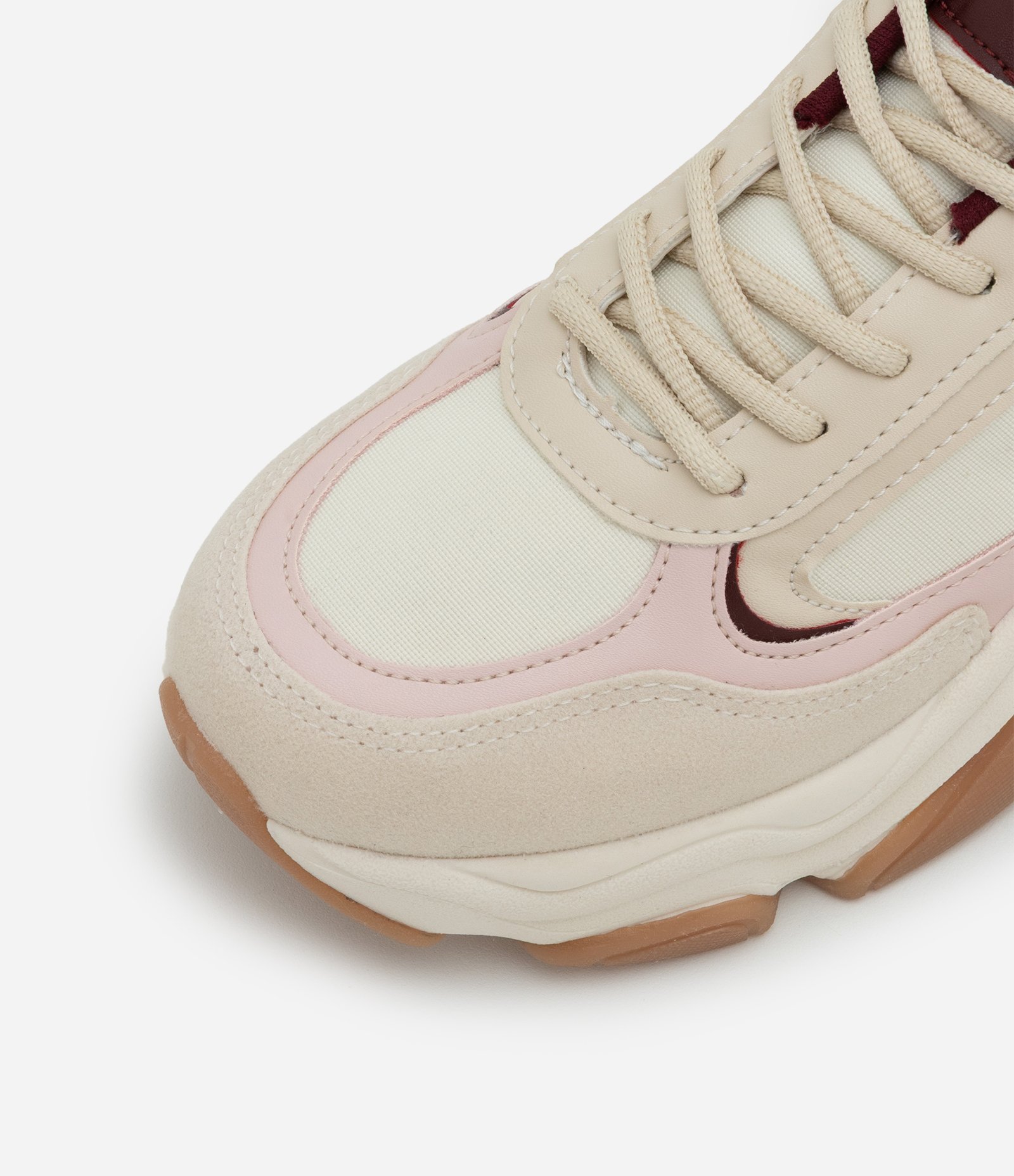 Tênis Chunky em PU Texturizado com Cadarço Multicores 4