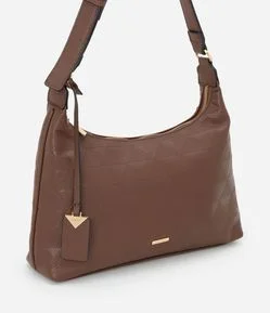 Bolsa Floater em PU com Detalhamento na Alça e Texturas