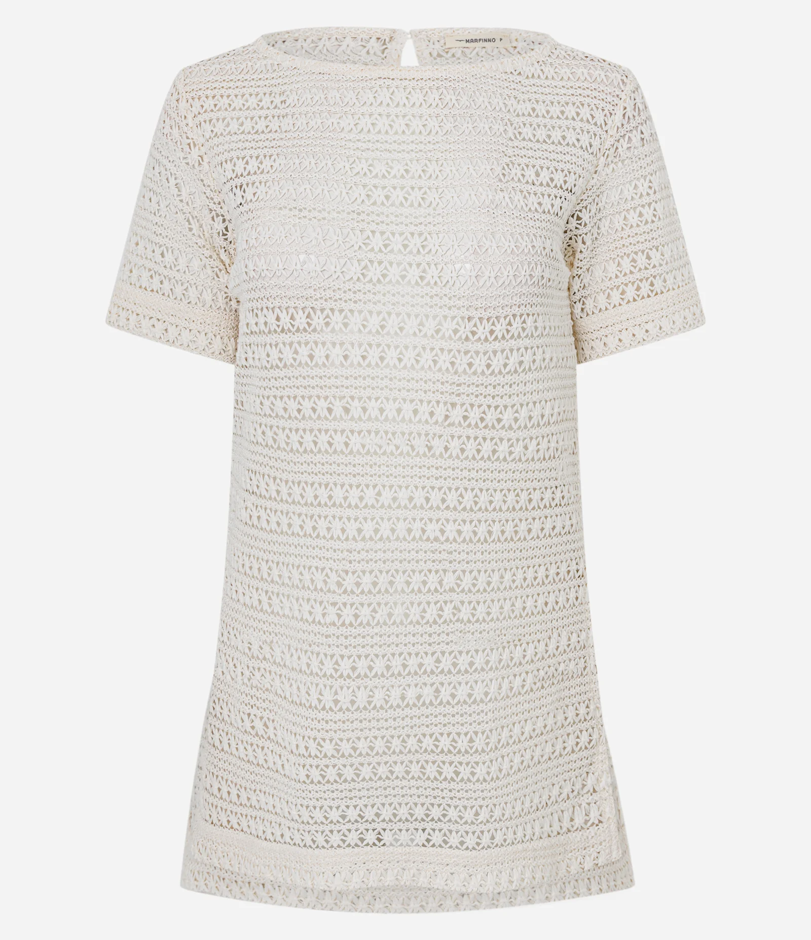 Blusa em Tricô com Textura Off White 6