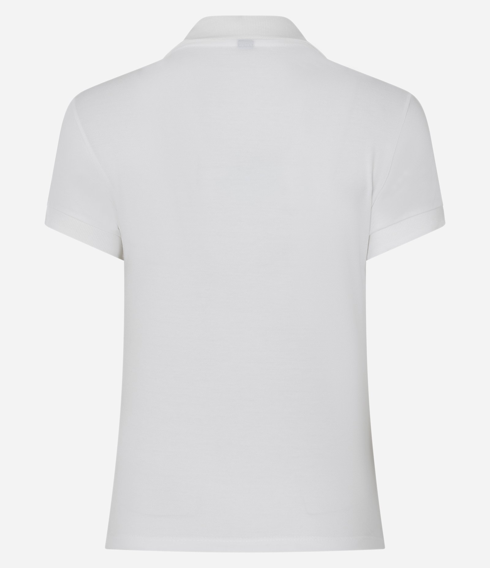Blusa Polo em Piquet com Bordado de Laço Branco 3