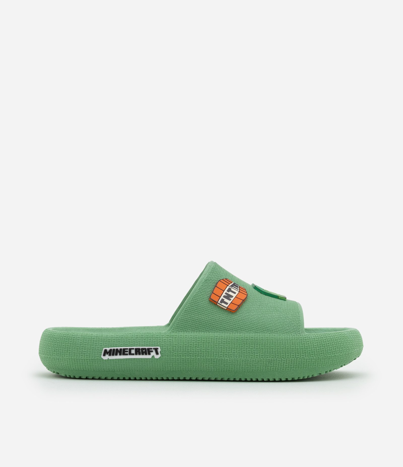 Chinelo Infantil Slide Com Personagens Minecraft – Tam 27/28 a 33/34 Verde 5