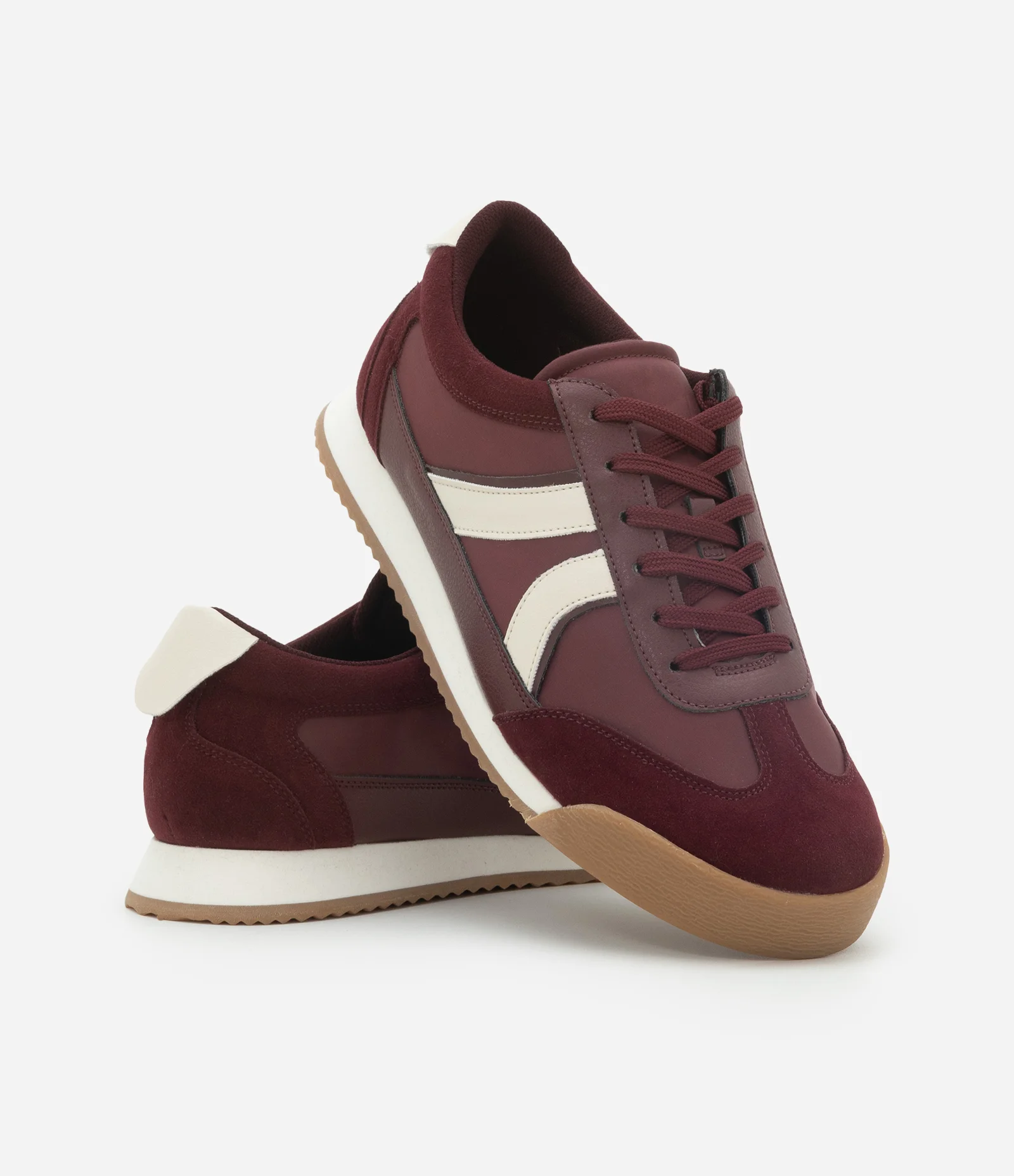 Tênis Chuteira Vintage em PU Bordô 6