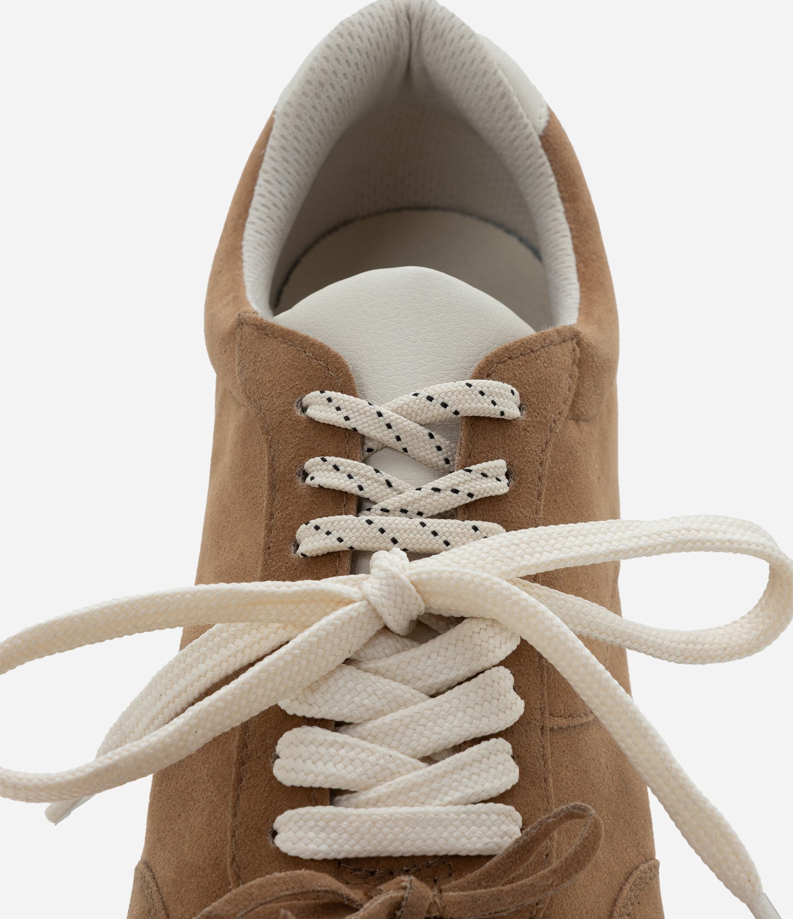 Tênis Chuteira Flat com Cadarço e Laço Decorativo Marrom 4