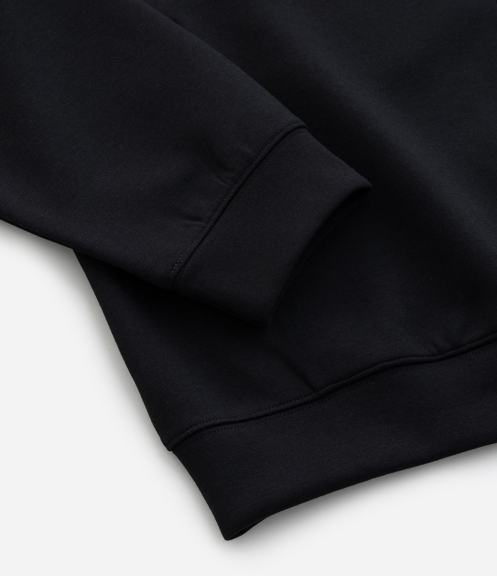 Casaco Tech Fleece Esportivo com Capuz e Zíper Preto 8