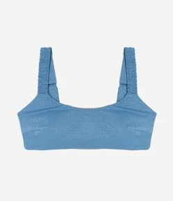 Biquíni Top com  Brilhos e Alças Elásticas Curve & Plus Size
