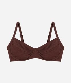 Biquini Top com Fio Metalizado e Texturizado Curve & Plus Size