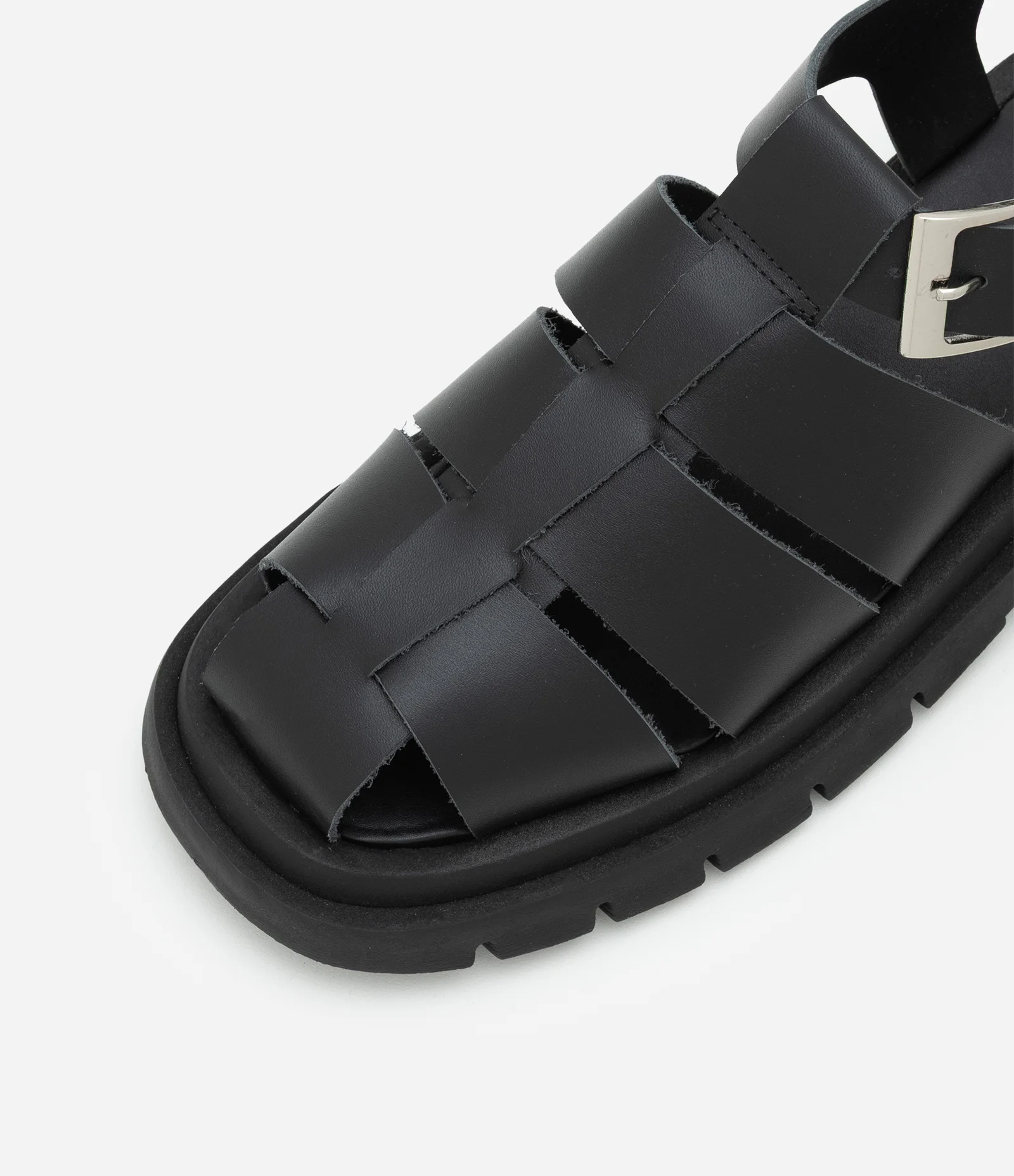 Sandália Sport Sandal Fisherman em Couro Preto 6