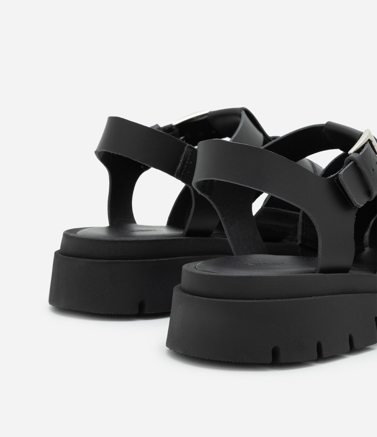 Sandália Sport Sandal Fisherman em Couro Preto 7