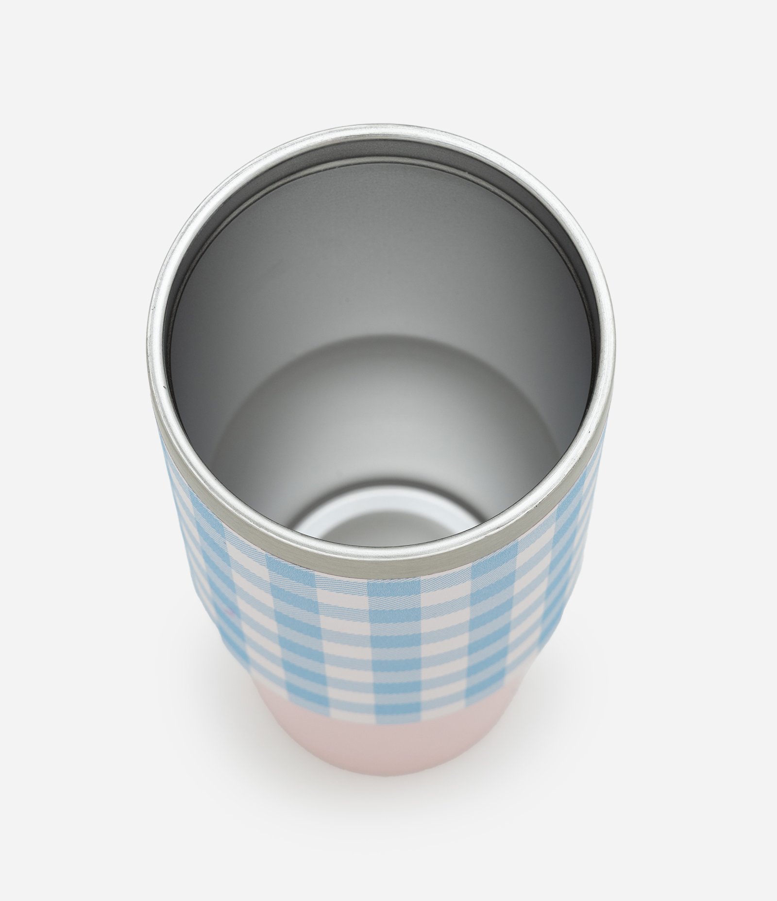 Copo Térmico com Alça Geométrica e Estampa Xadrez 900ml Multicores 3