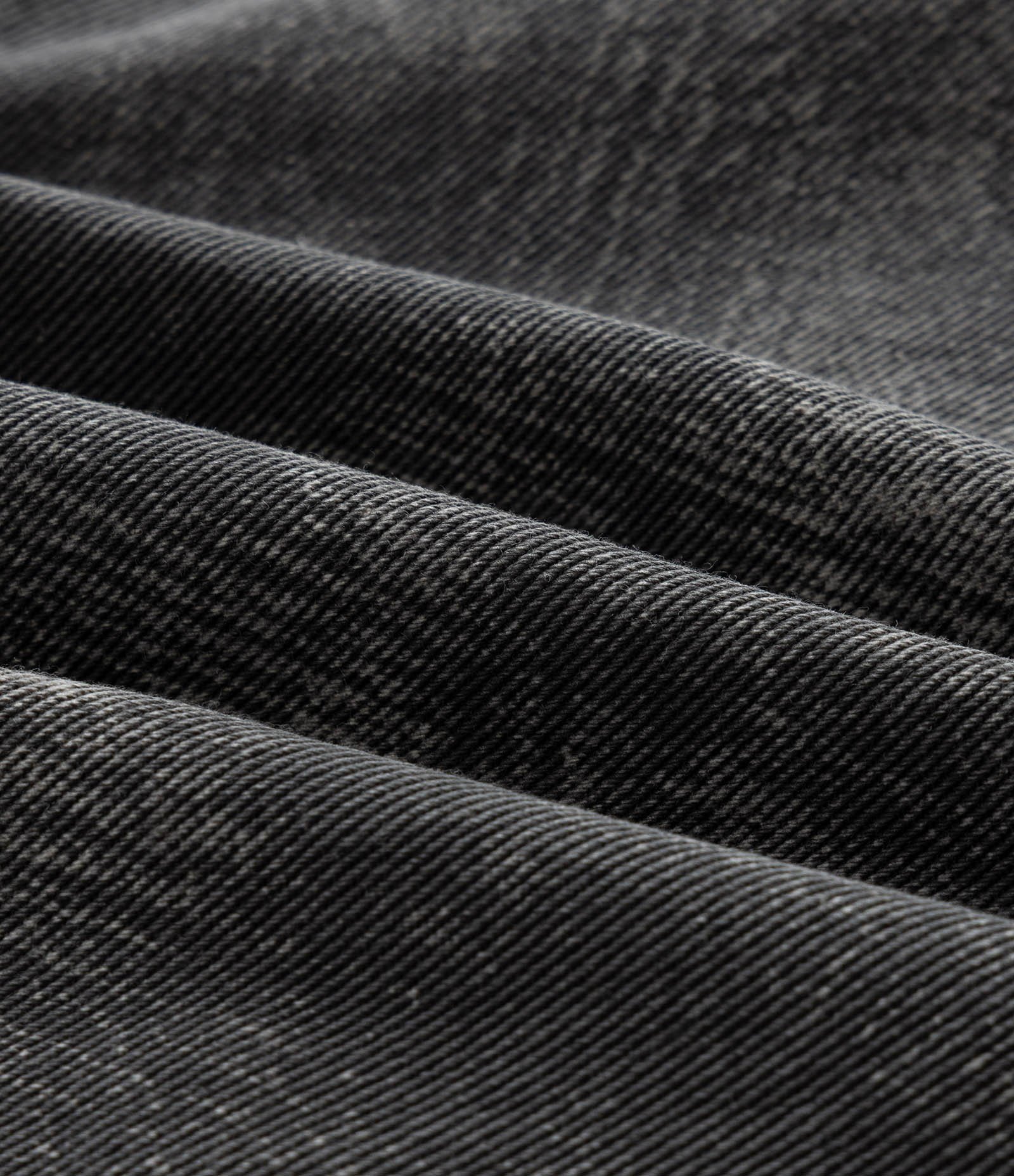 Camisa Oversized Boxy em Sarja com Estampa Marmorizado Abstrata Cinza Chumbo 5