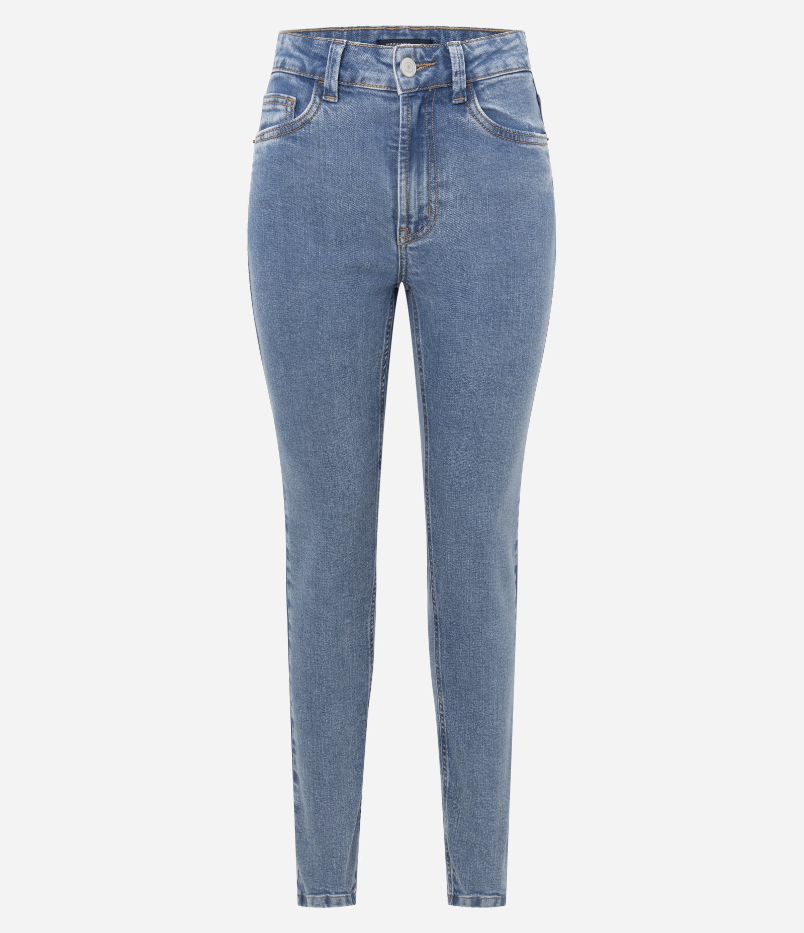 Calça Skinny em Jeans com Elastano Azul Claro 5